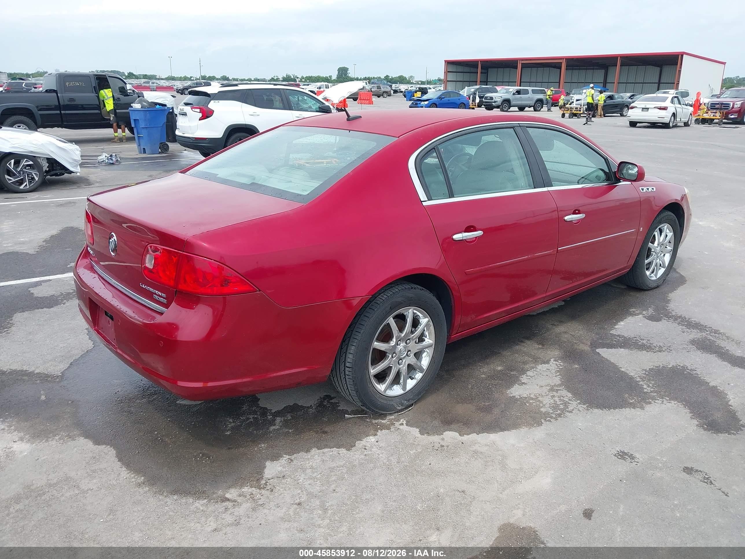 2008 Buick Lucerne Cxl Красный vin: 1G4HD57288U180730