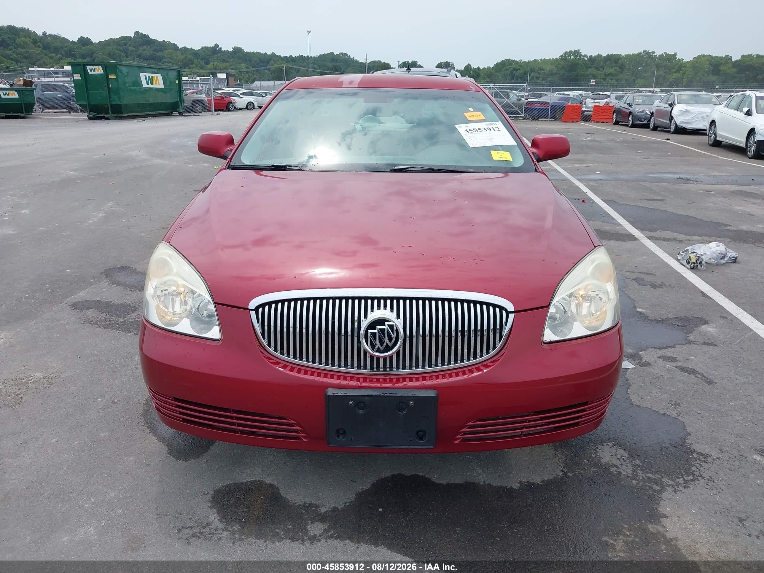 2008 Buick Lucerne Cxl Красный vin: 1G4HD57288U180730