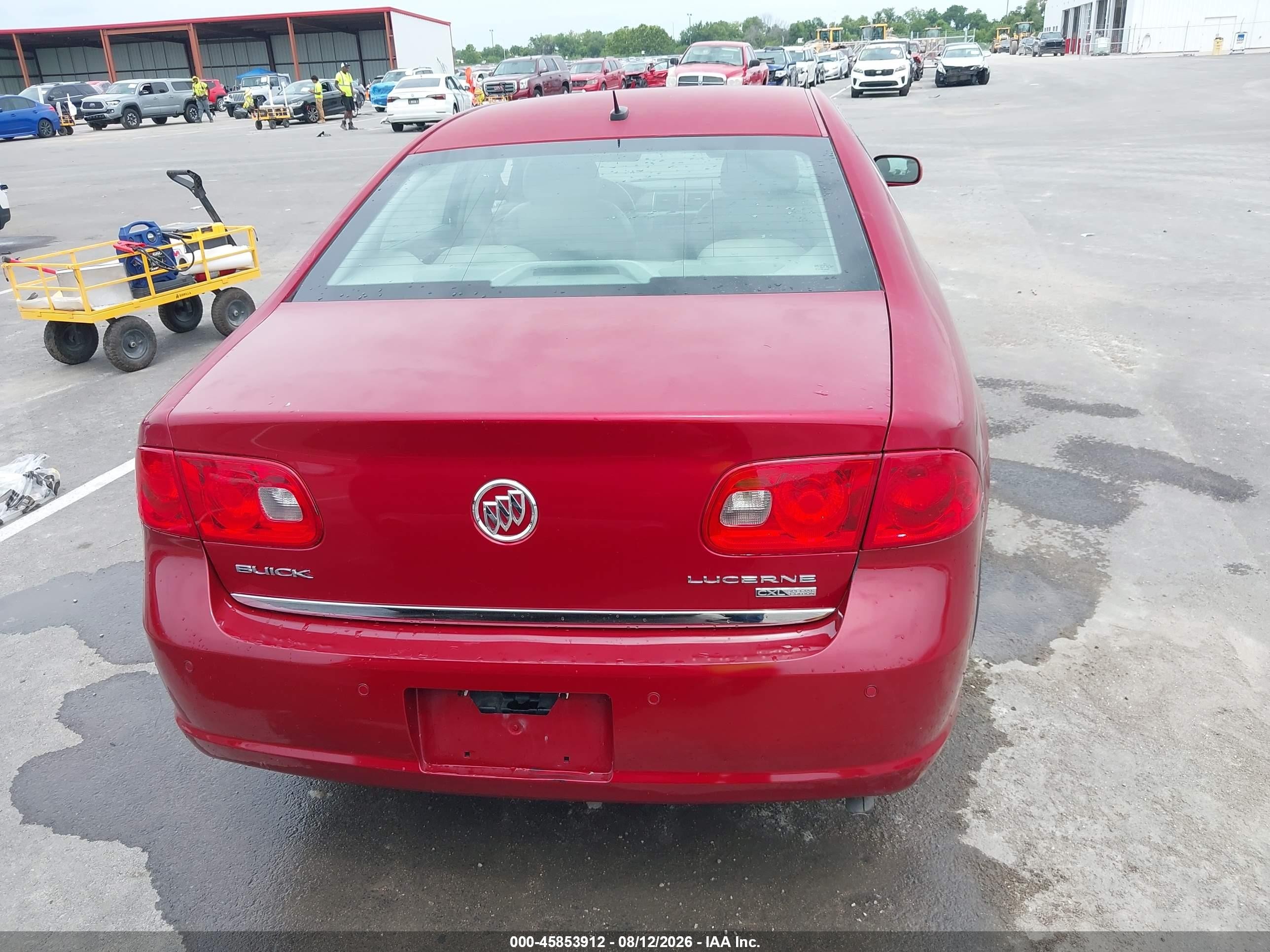 2008 Buick Lucerne Cxl Красный vin: 1G4HD57288U180730