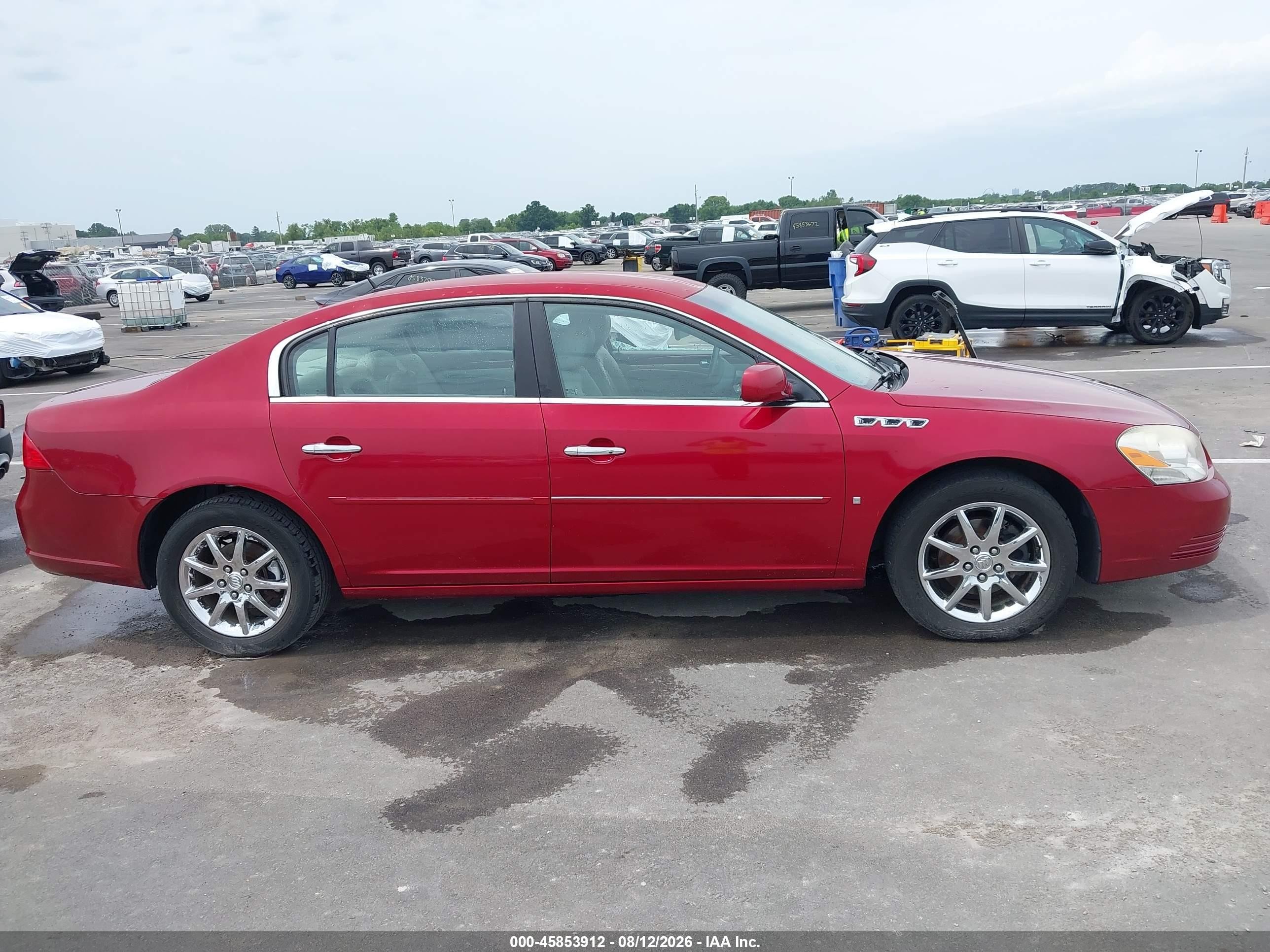 2008 Buick Lucerne Cxl Красный vin: 1G4HD57288U180730