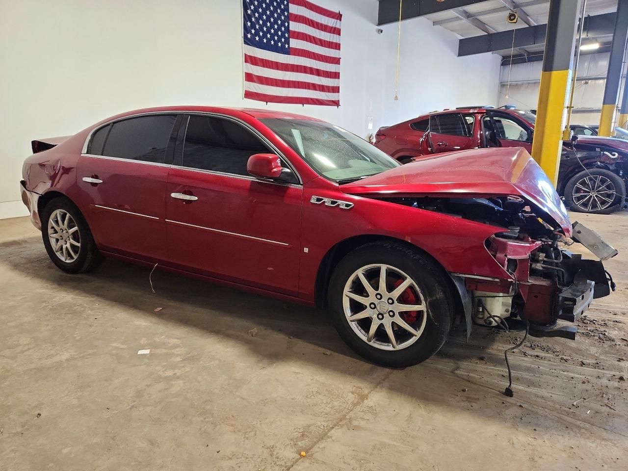 2008 Buick Lucerne Cxl Red vin: 1G4HD57288U189167