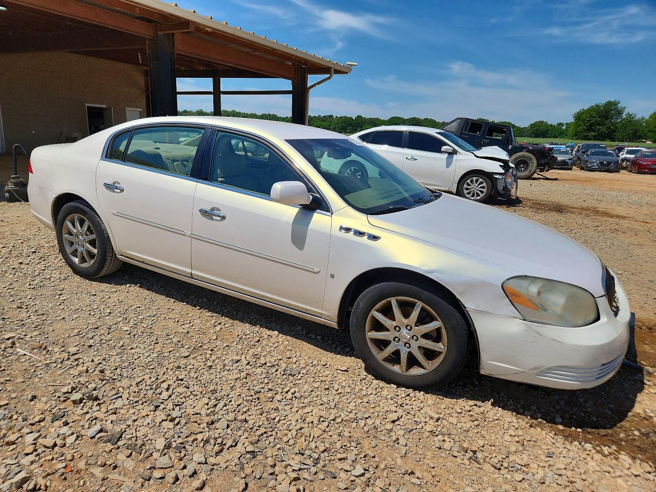 2006 Buick Lucerne Cxl White vin: 1G4HD57296U132862