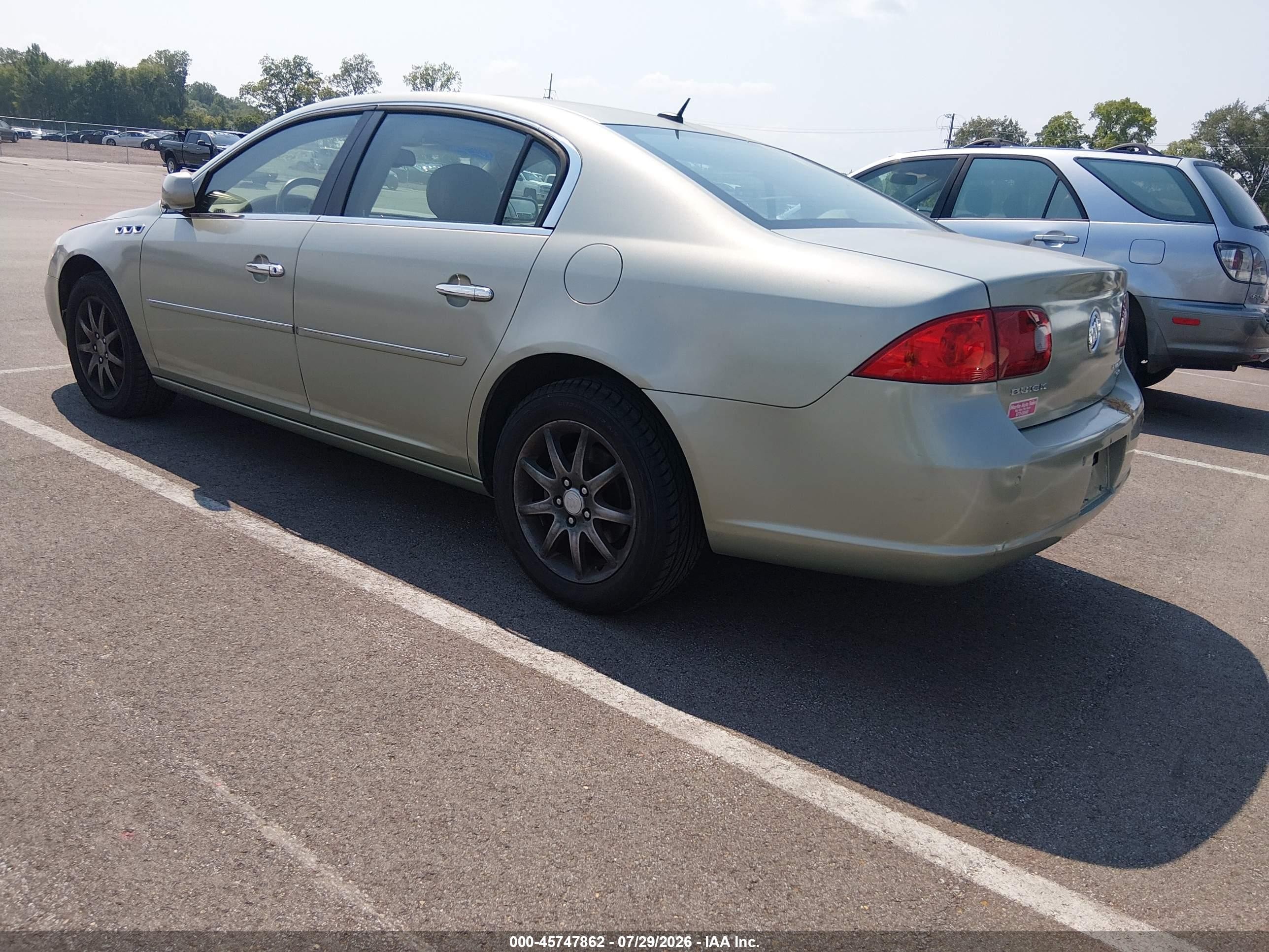 2006 Buick Lucerne Cxl Green vin: 1G4HD57296U210010