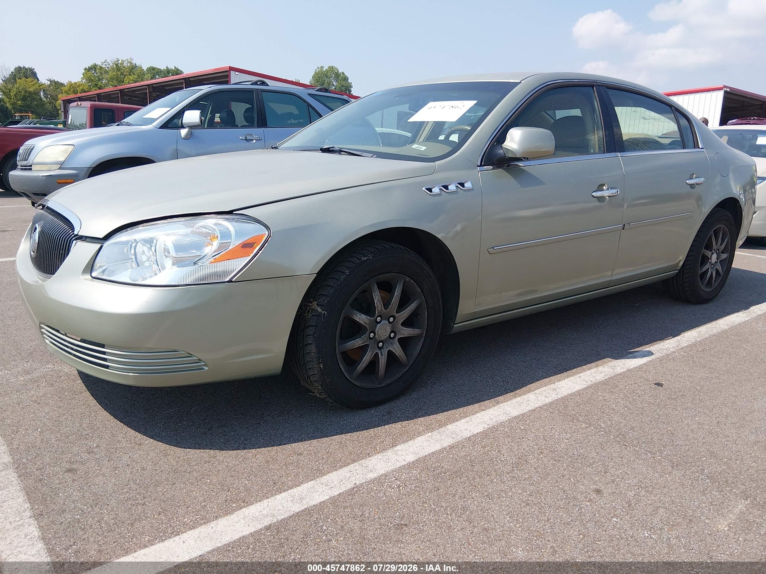 2006 Buick Lucerne Cxl Green vin: 1G4HD57296U210010