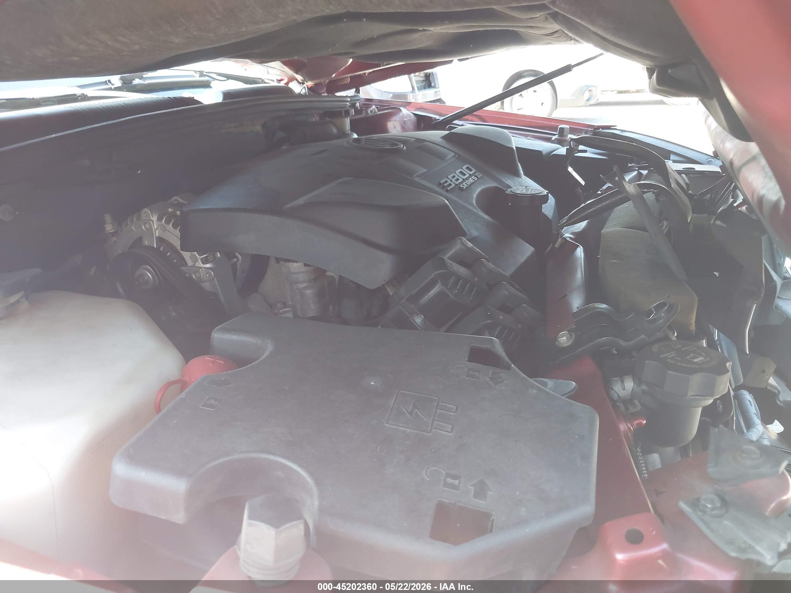 2007 Buick Lucerne Cxl Red vin: 1G4HD57297U141014