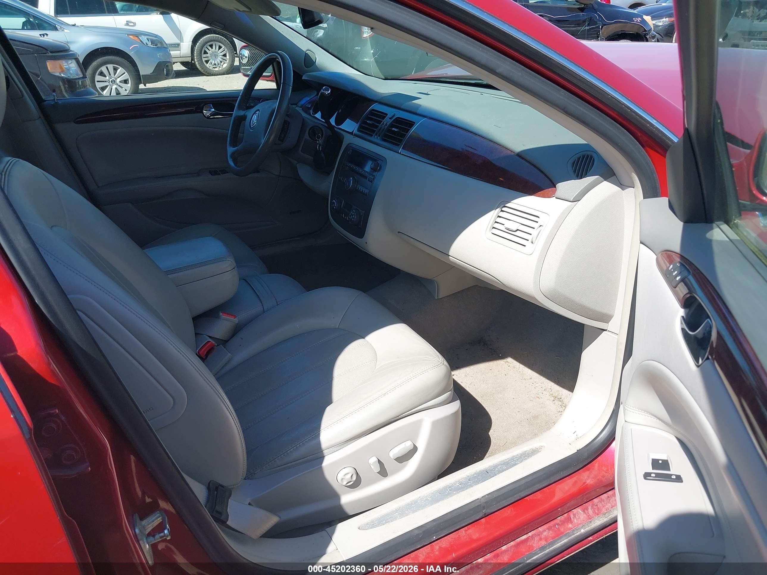 2007 Buick Lucerne Cxl Red vin: 1G4HD57297U141014