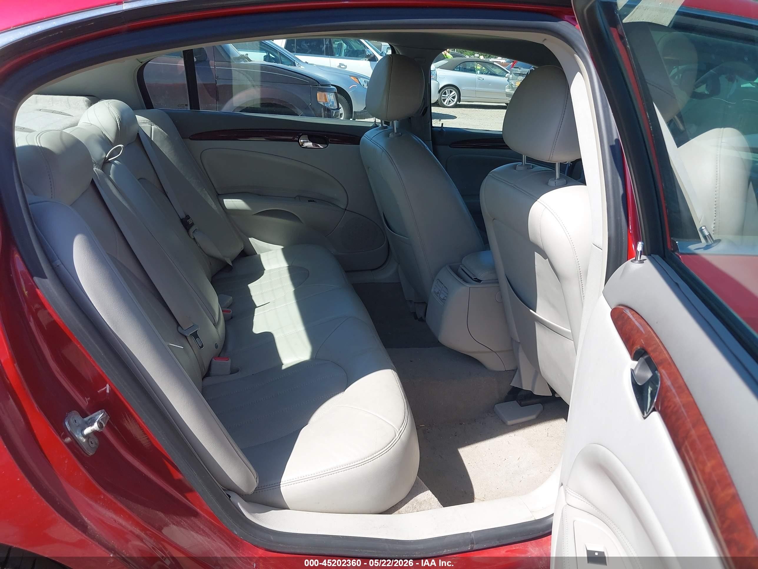 2007 Buick Lucerne Cxl Red vin: 1G4HD57297U141014