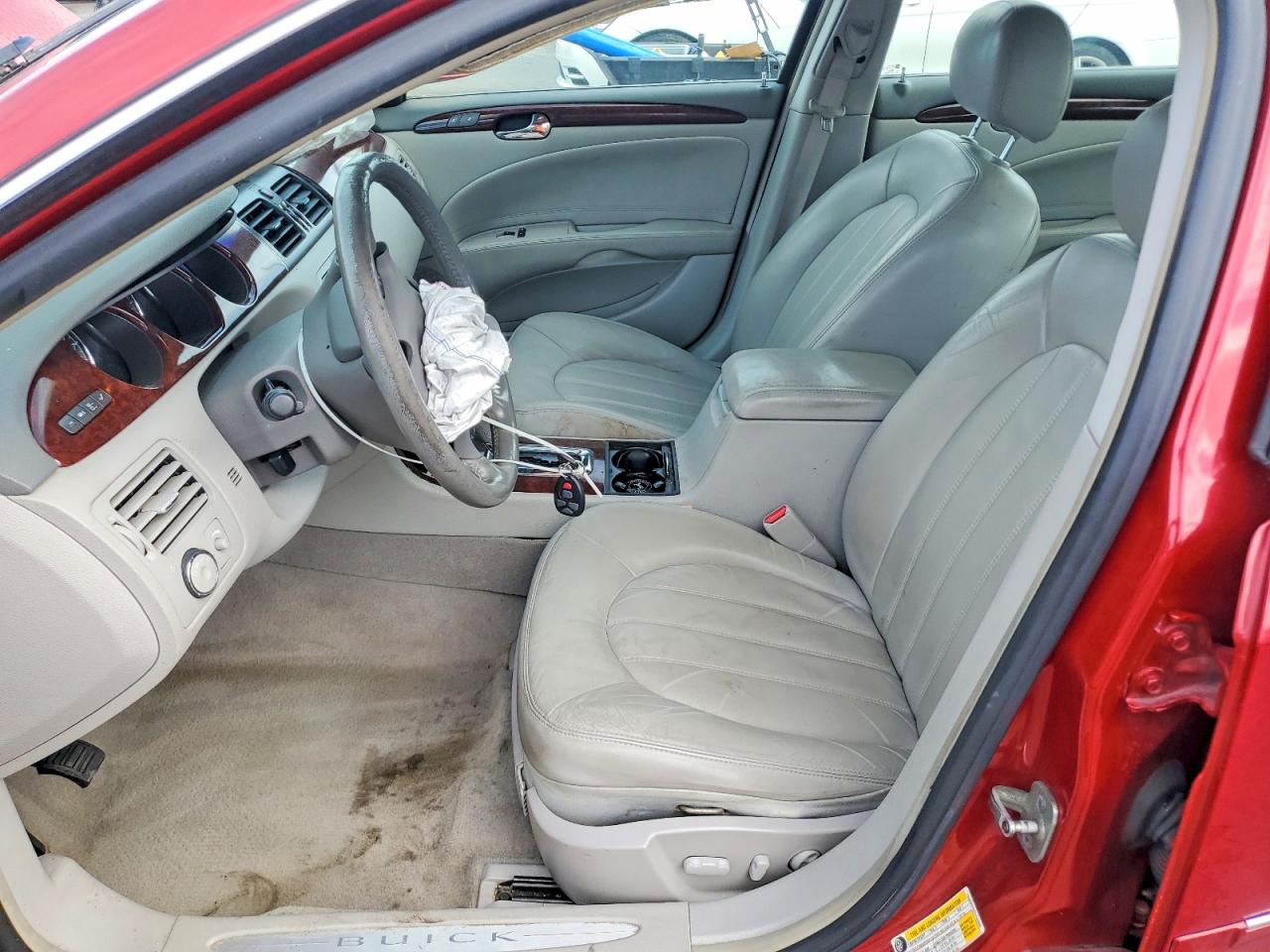 2007 Buick Lucerne Cxl Красный vin: 1G4HD57297U143006