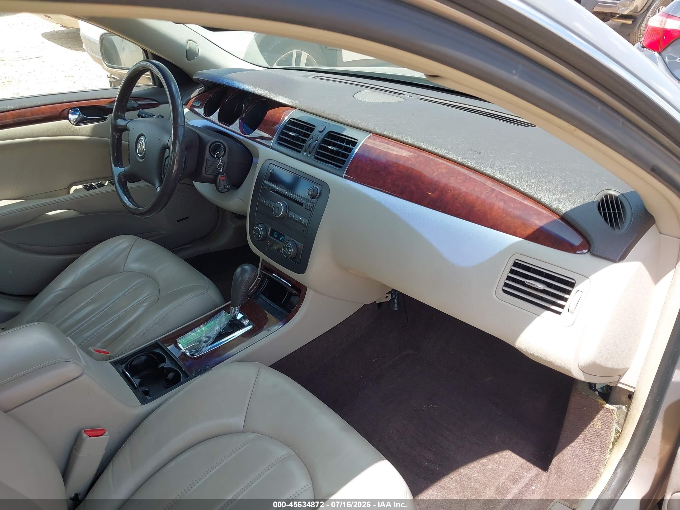 2007 Buick Lucerne Cxl Gold vin: 1G4HD57297U157259