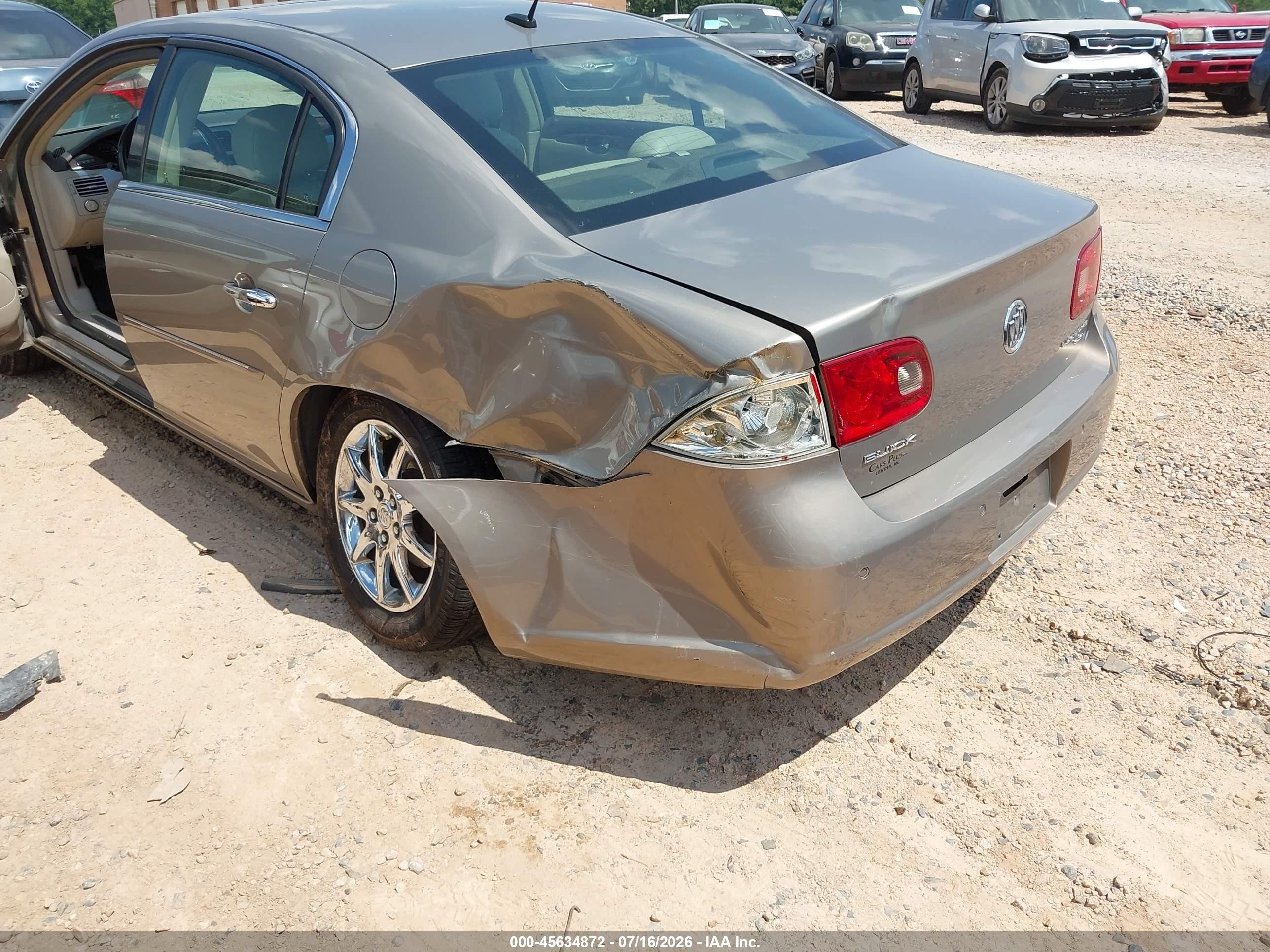 2007 Buick Lucerne Cxl Gold vin: 1G4HD57297U157259