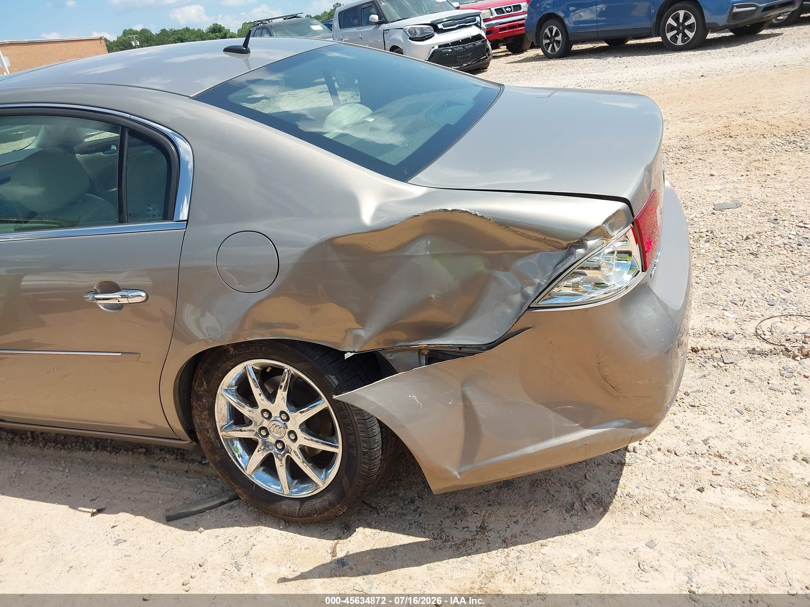 2007 Buick Lucerne Cxl Gold vin: 1G4HD57297U157259