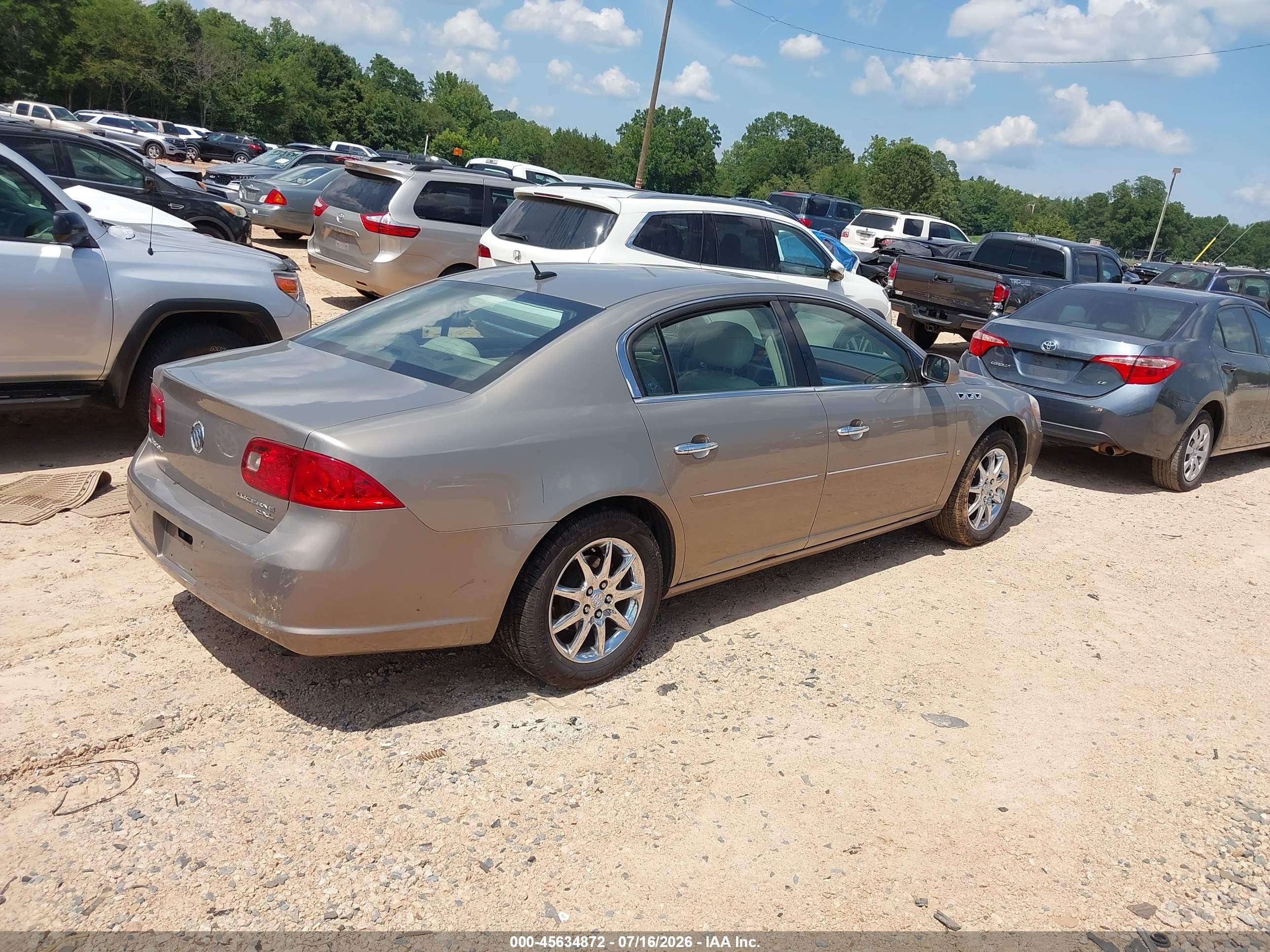 2007 Buick Lucerne Cxl Gold vin: 1G4HD57297U157259