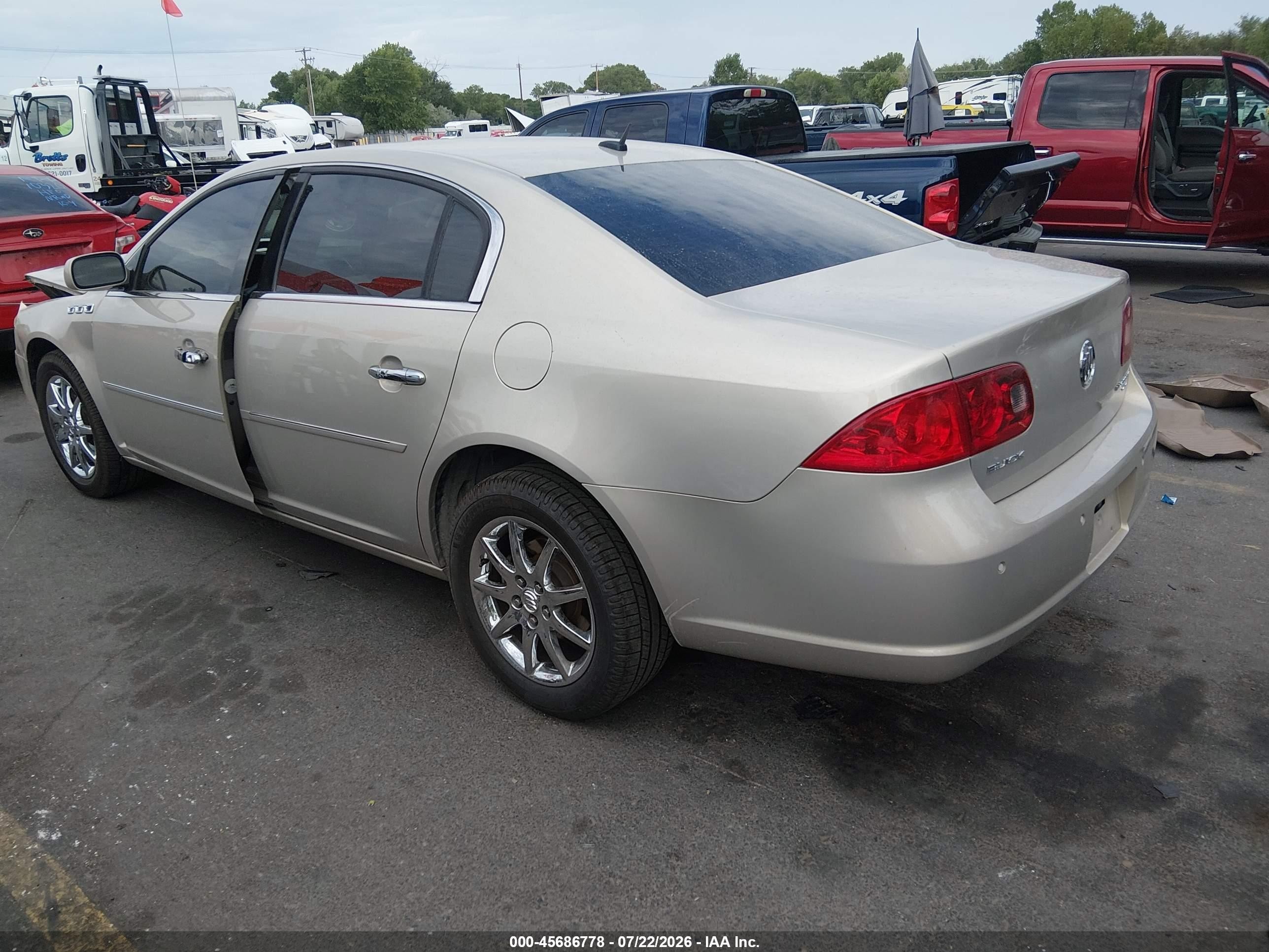 2007 Buick Lucerne Cxl Beige vin: 1G4HD57297U170044