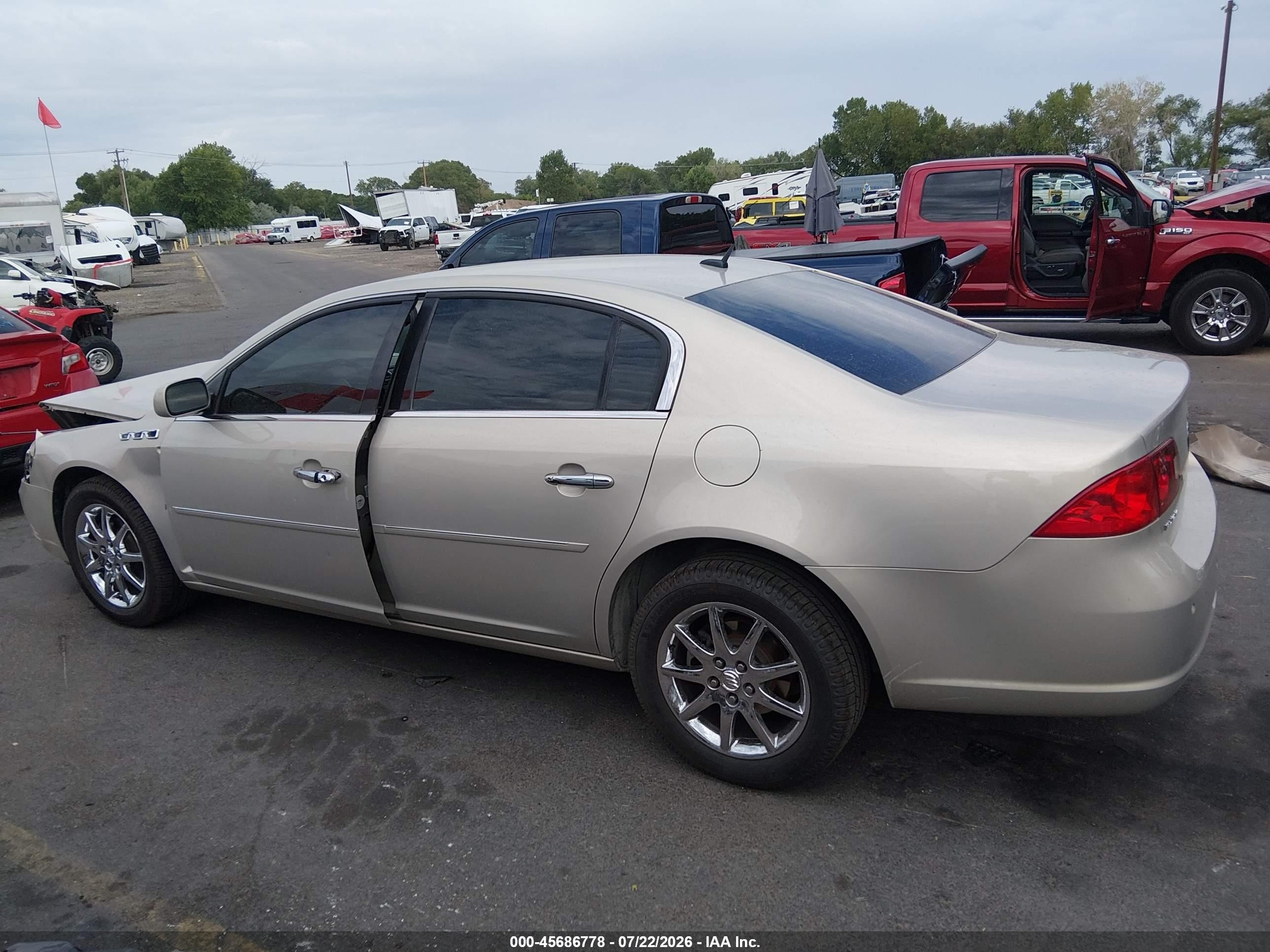 2007 Buick Lucerne Cxl Beige vin: 1G4HD57297U170044