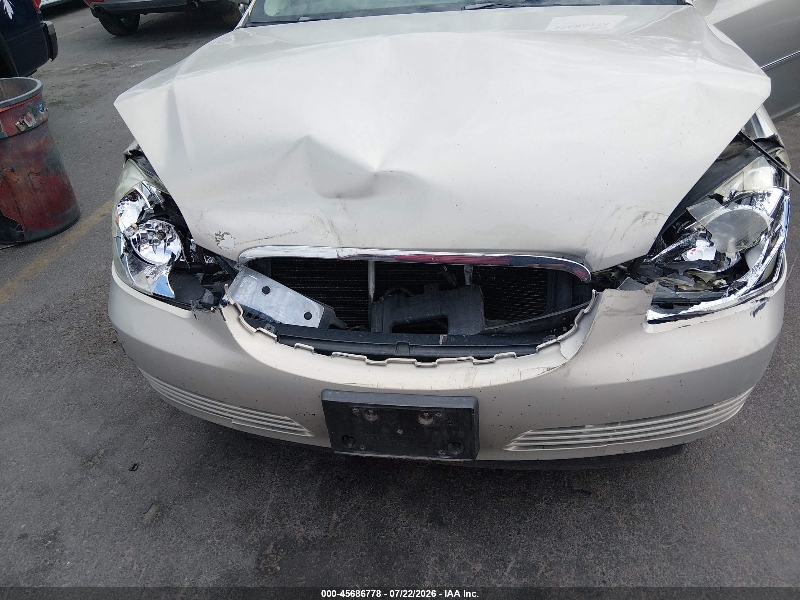 2007 Buick Lucerne Cxl Beige vin: 1G4HD57297U170044