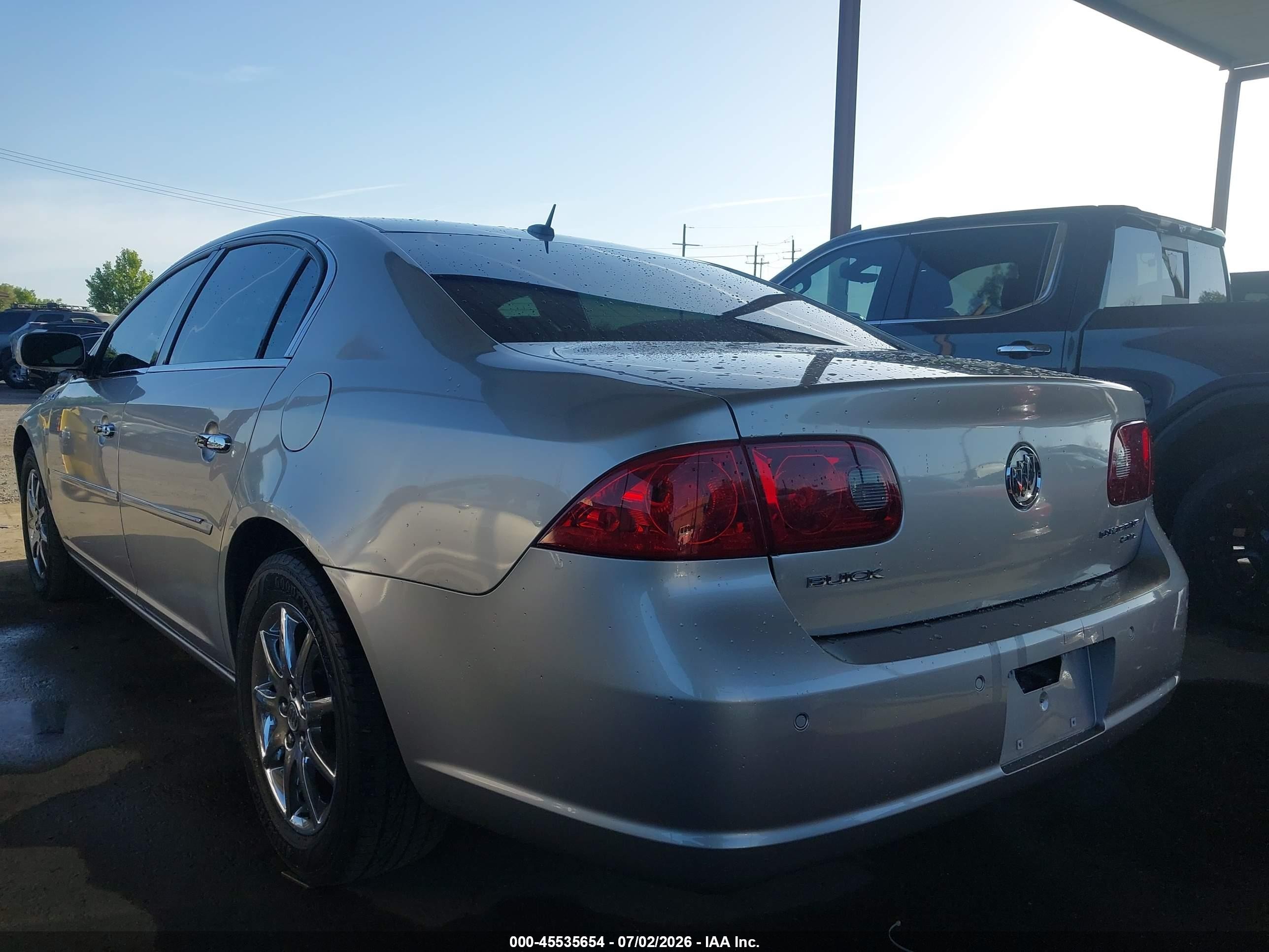 2007 Buick Lucerne Cxl Silver vin: 1G4HD57297U173218
