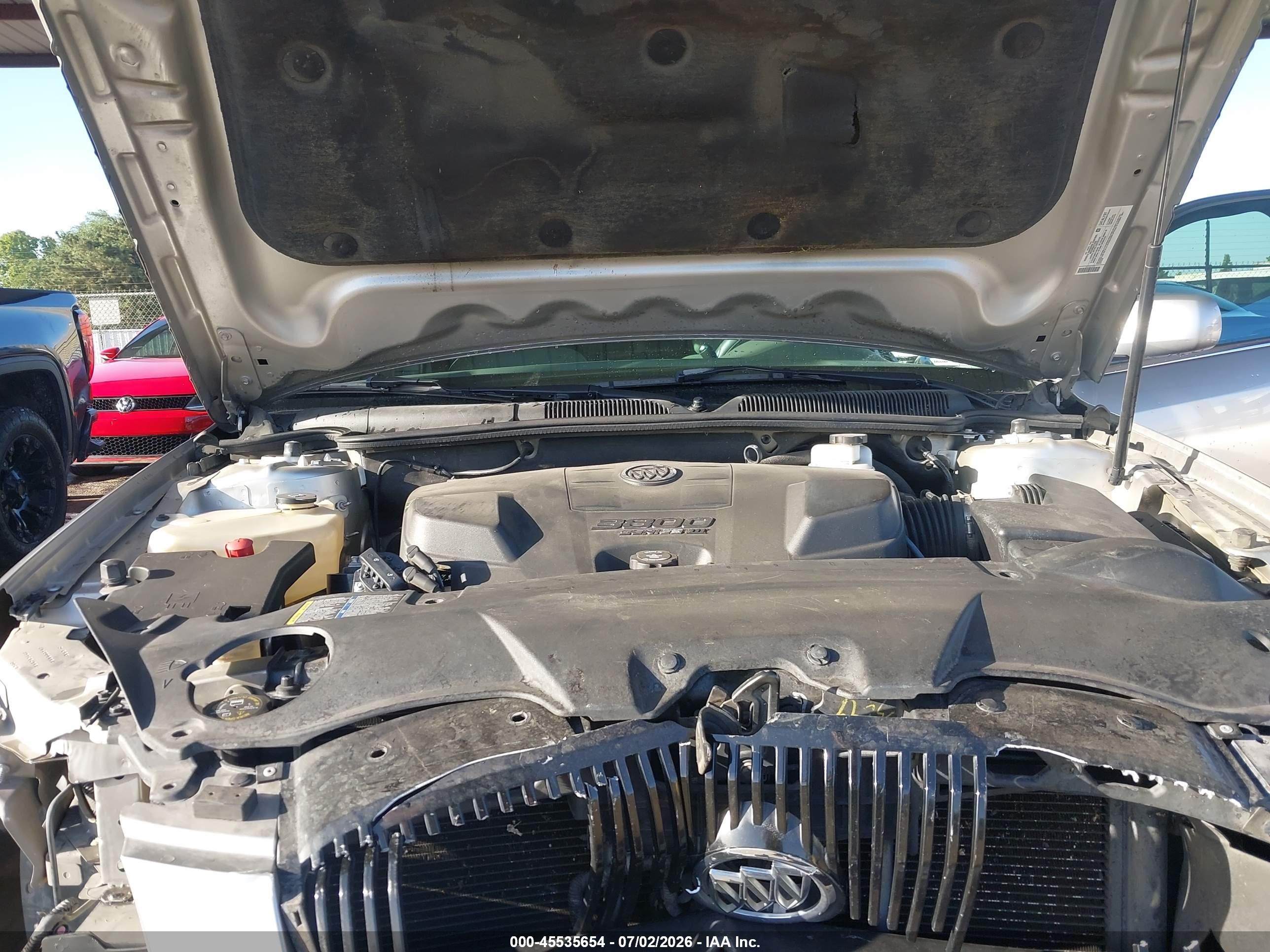 2007 Buick Lucerne Cxl Silver vin: 1G4HD57297U173218