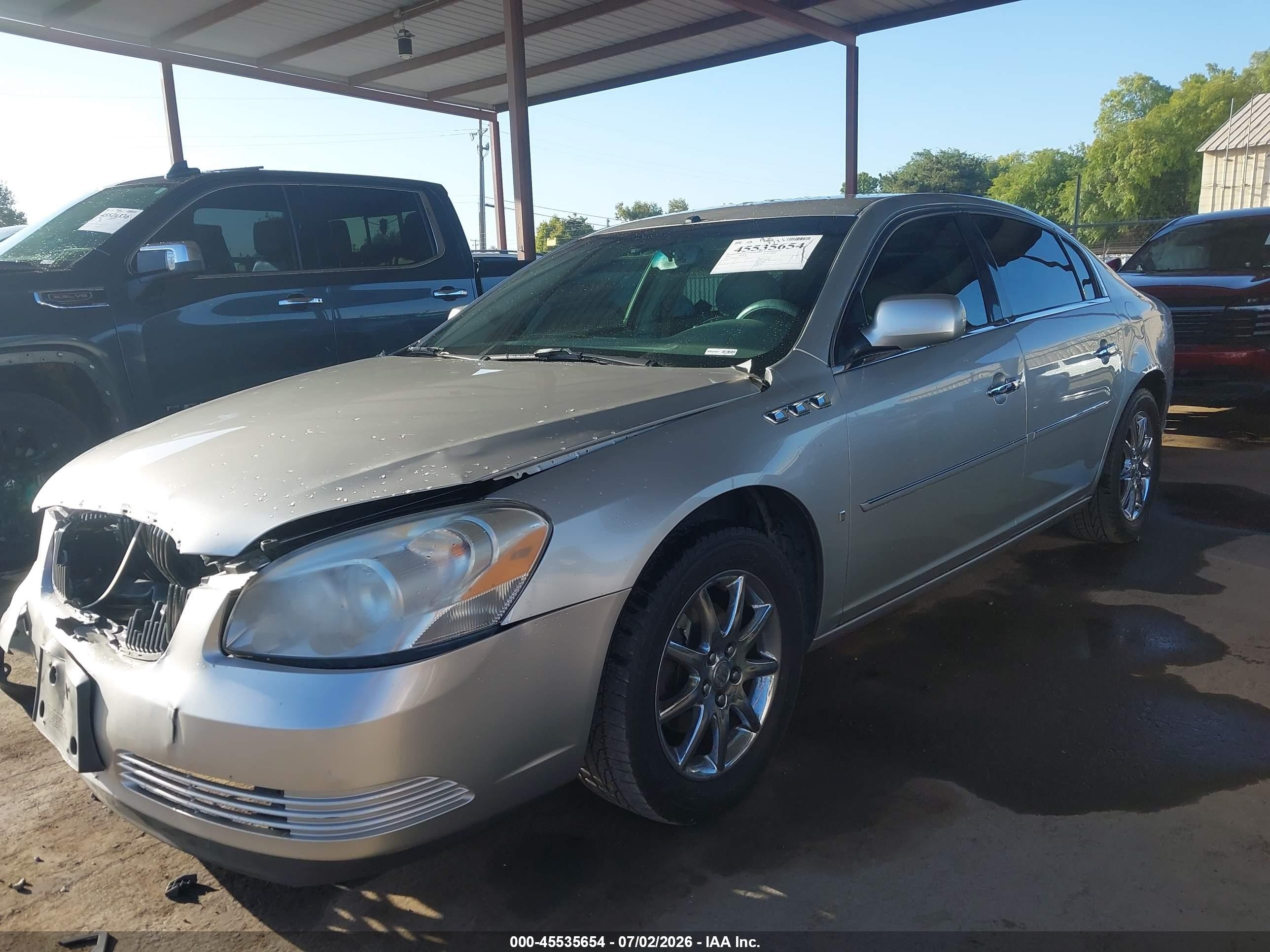 2007 Buick Lucerne Cxl Silver vin: 1G4HD57297U173218
