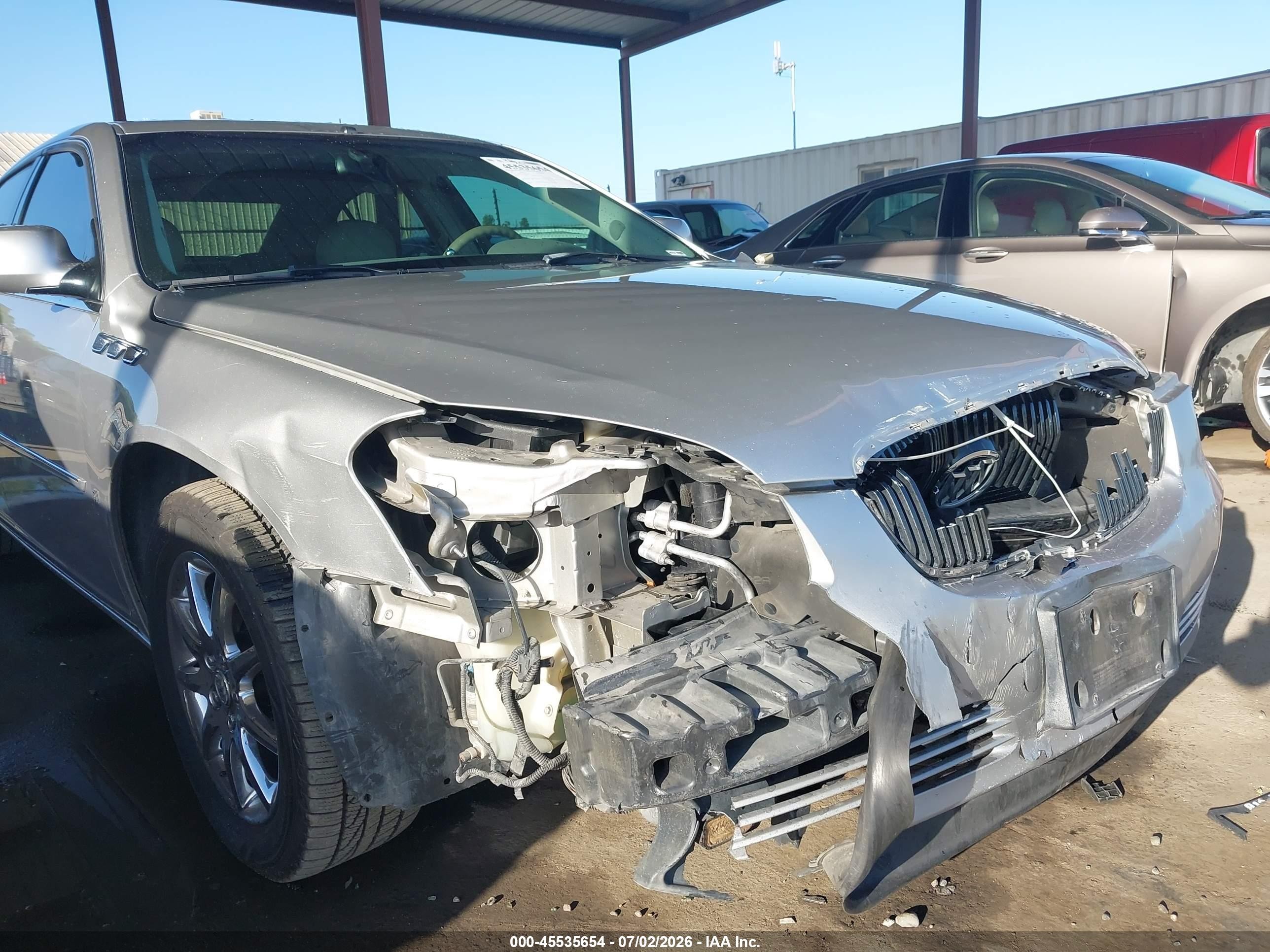 2007 Buick Lucerne Cxl Silver vin: 1G4HD57297U173218