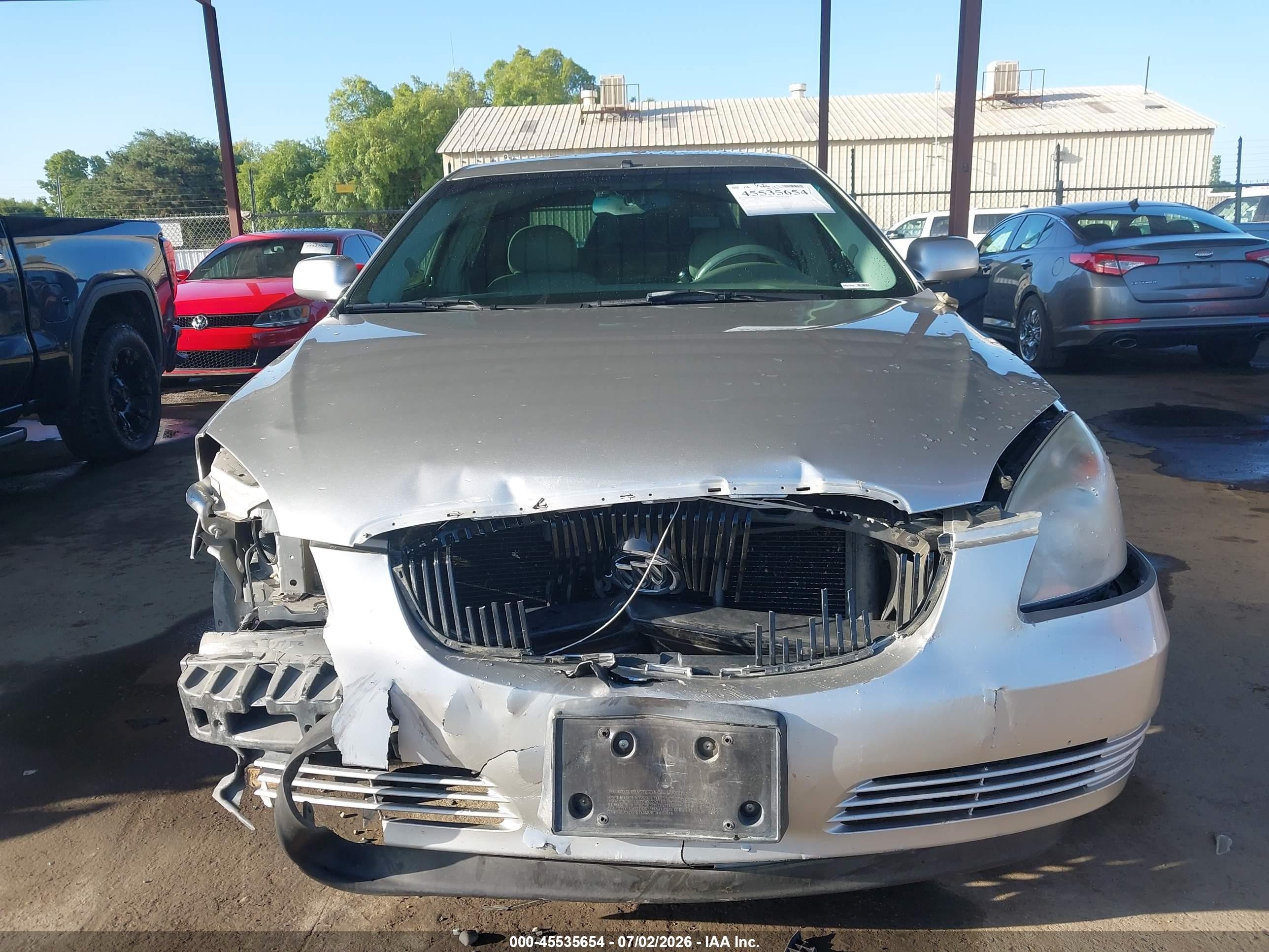 2007 Buick Lucerne Cxl Silver vin: 1G4HD57297U173218