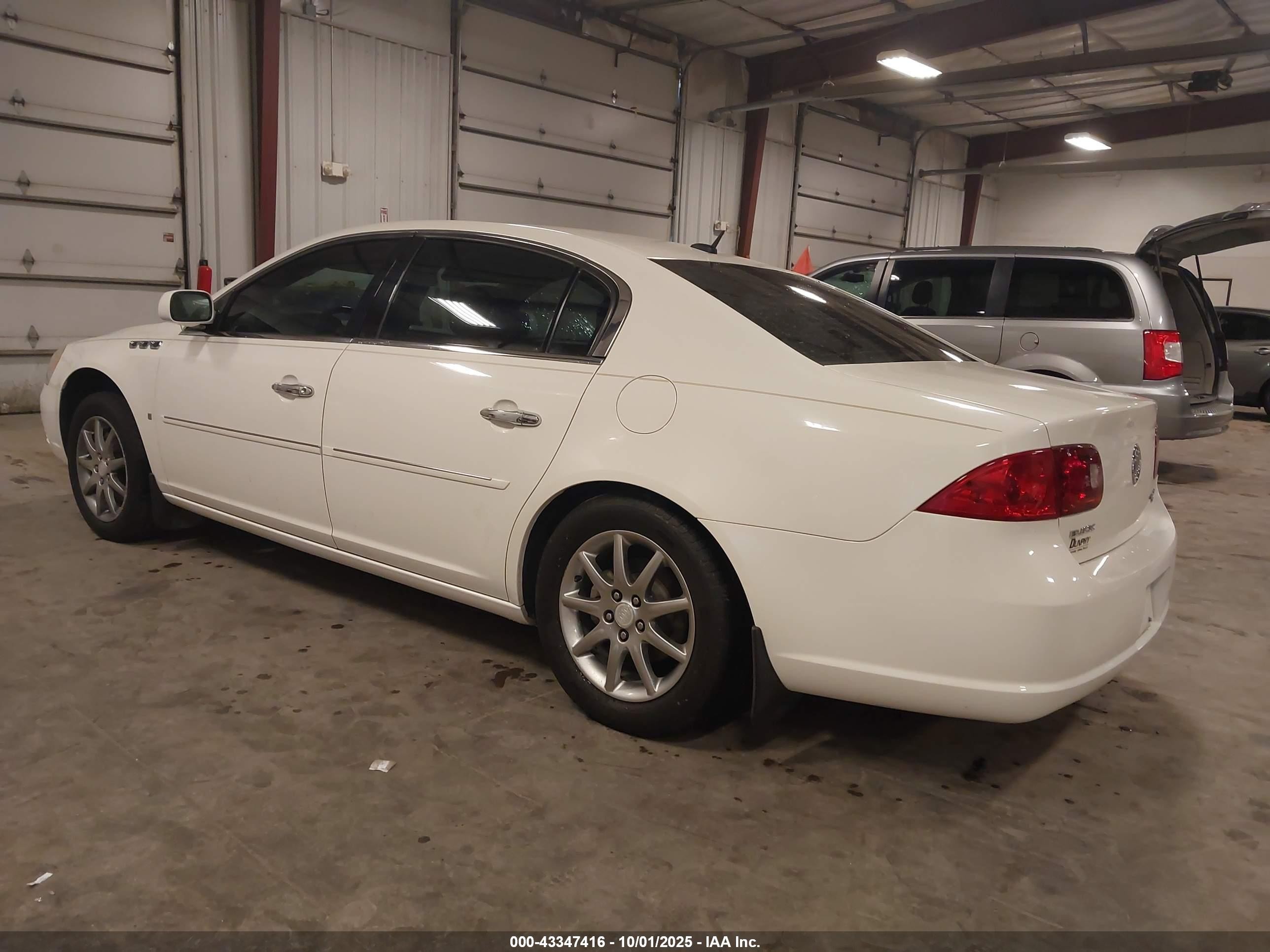 2007 Buick Lucerne Cxl White vin: 1G4HD57297U219839