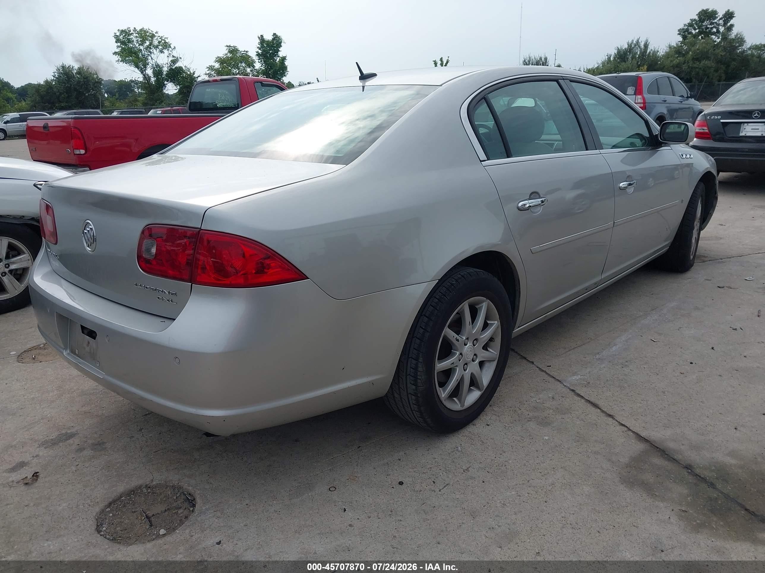 2007 Buick Lucerne Cxl Серебряный vin: 1G4HD57297U221252