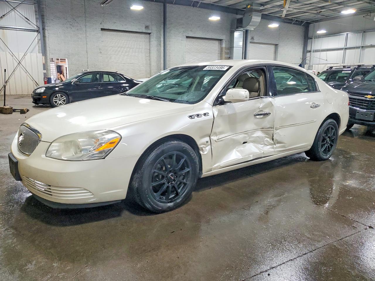 2007 Buick Lucerne Cxl White vin: 1G4HD57297U225334