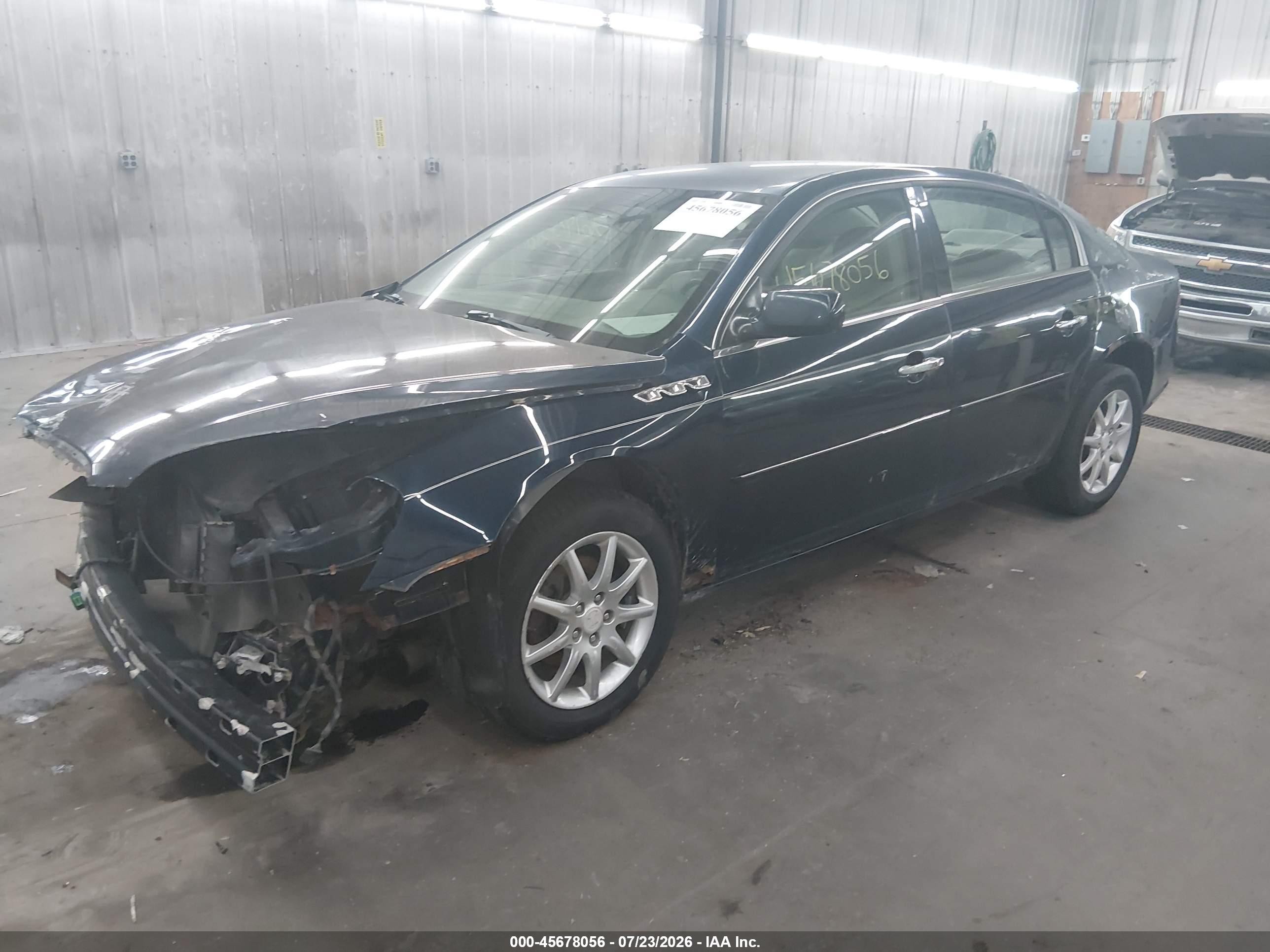 2008 Buick Lucerne Cxl Dark Blue vin: 1G4HD57298U115479