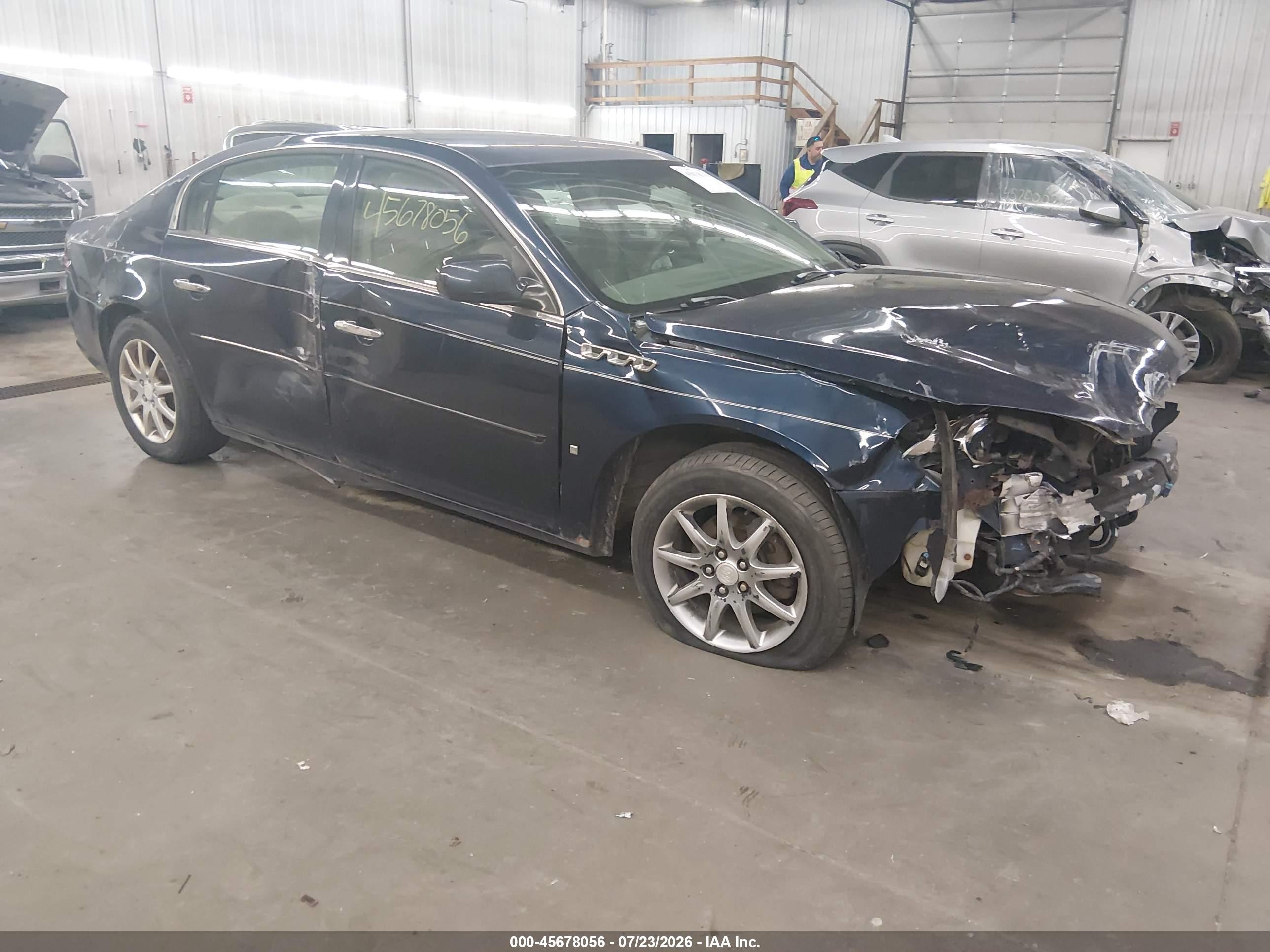 2008 Buick Lucerne Cxl Dark Blue vin: 1G4HD57298U115479