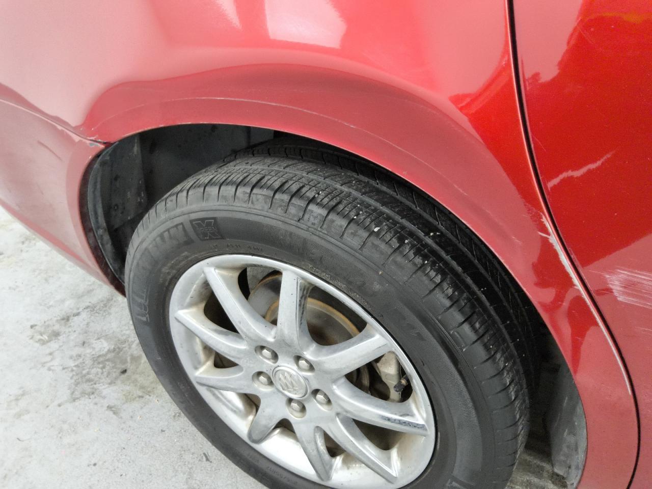 2008 Buick Lucerne Cxl Burgundy vin: 1G4HD57298U172815 Damage: Right Qtr Panel, Dent(S) W/ Paint Dmg, 7 To 8 Inches