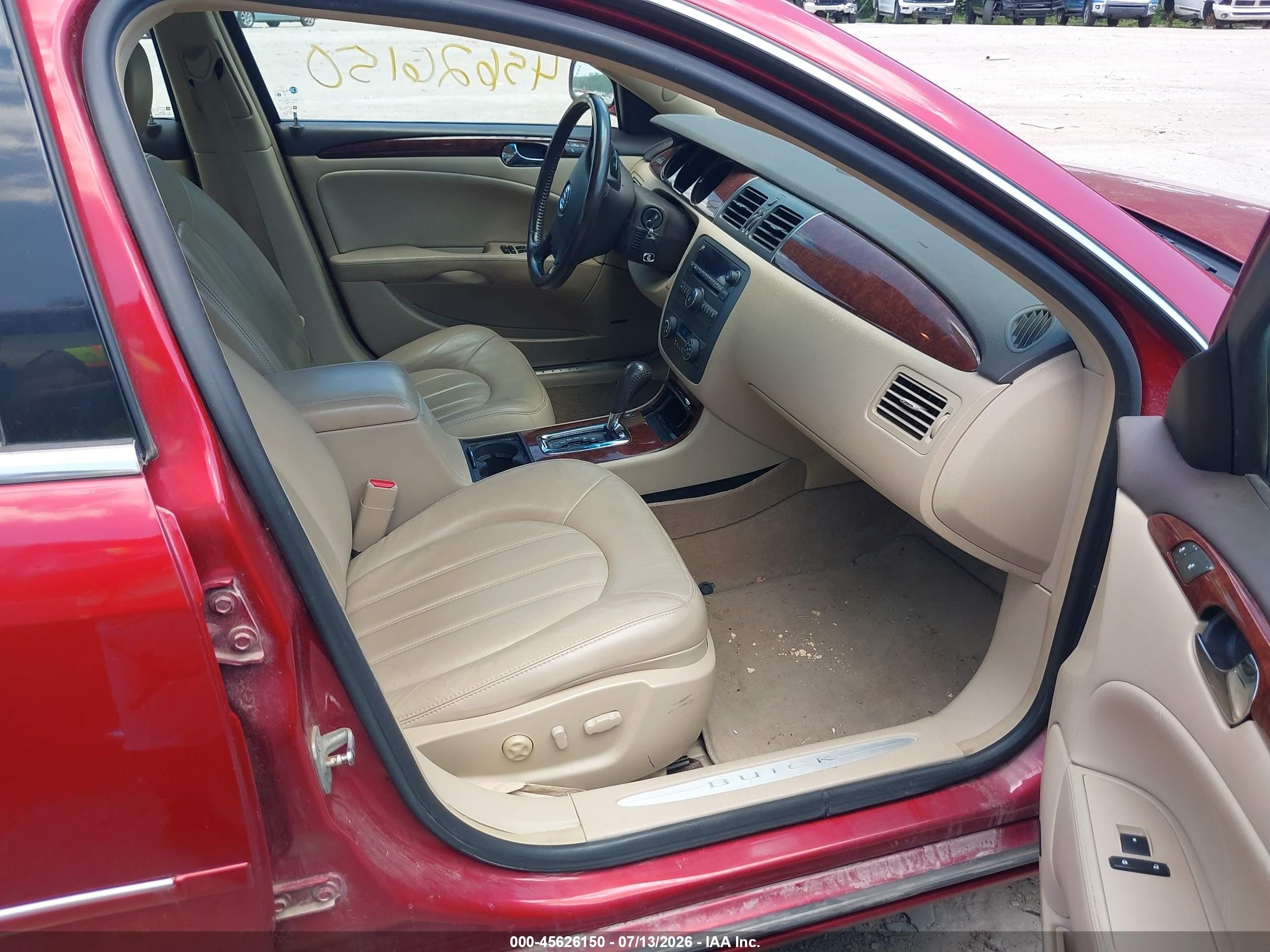 2008 Buick Lucerne Cxl Red vin: 1G4HD572X8U129813