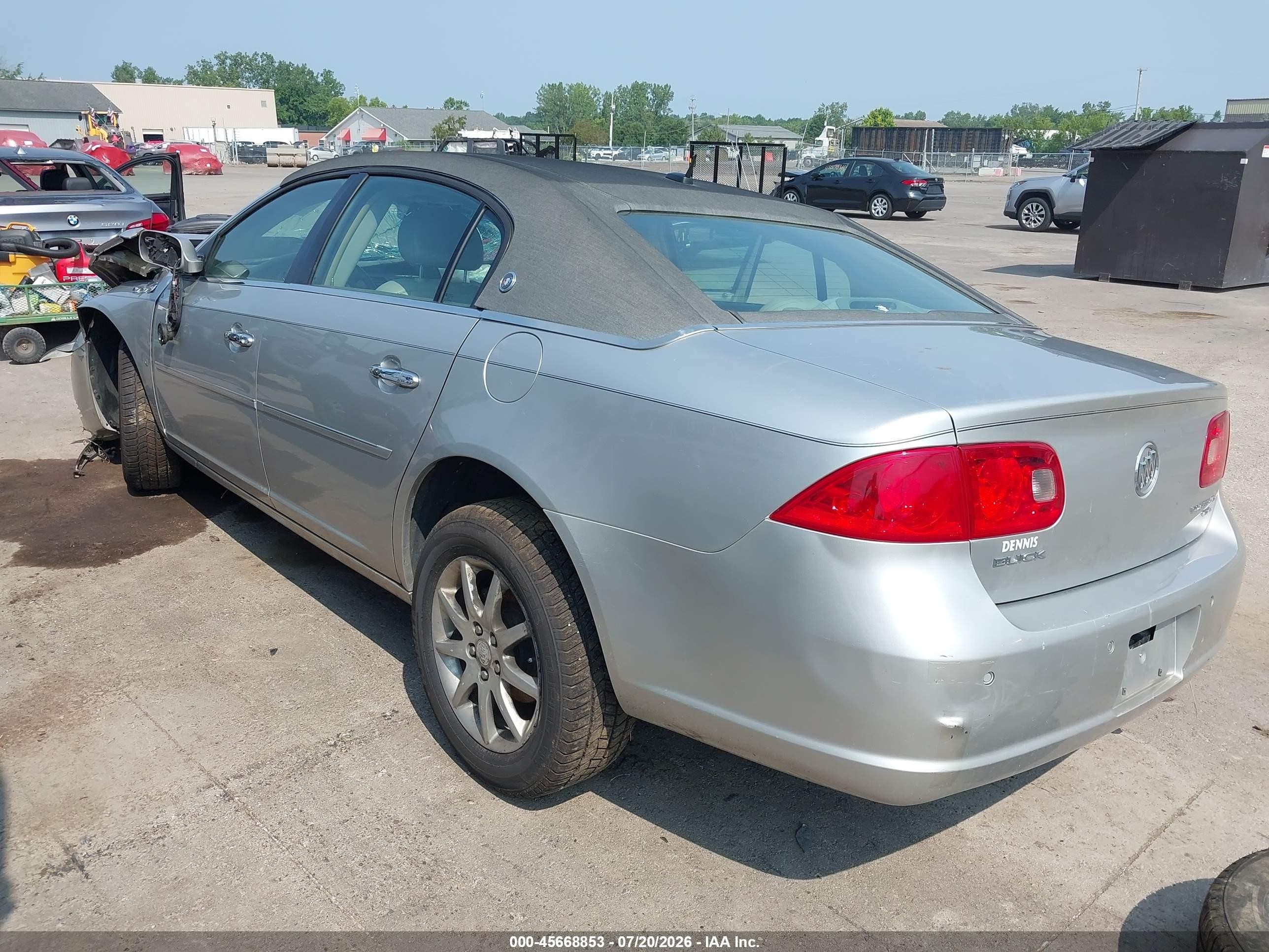 2008 Buick Lucerne Cxl Silver vin: 1G4HD572X8U150385
