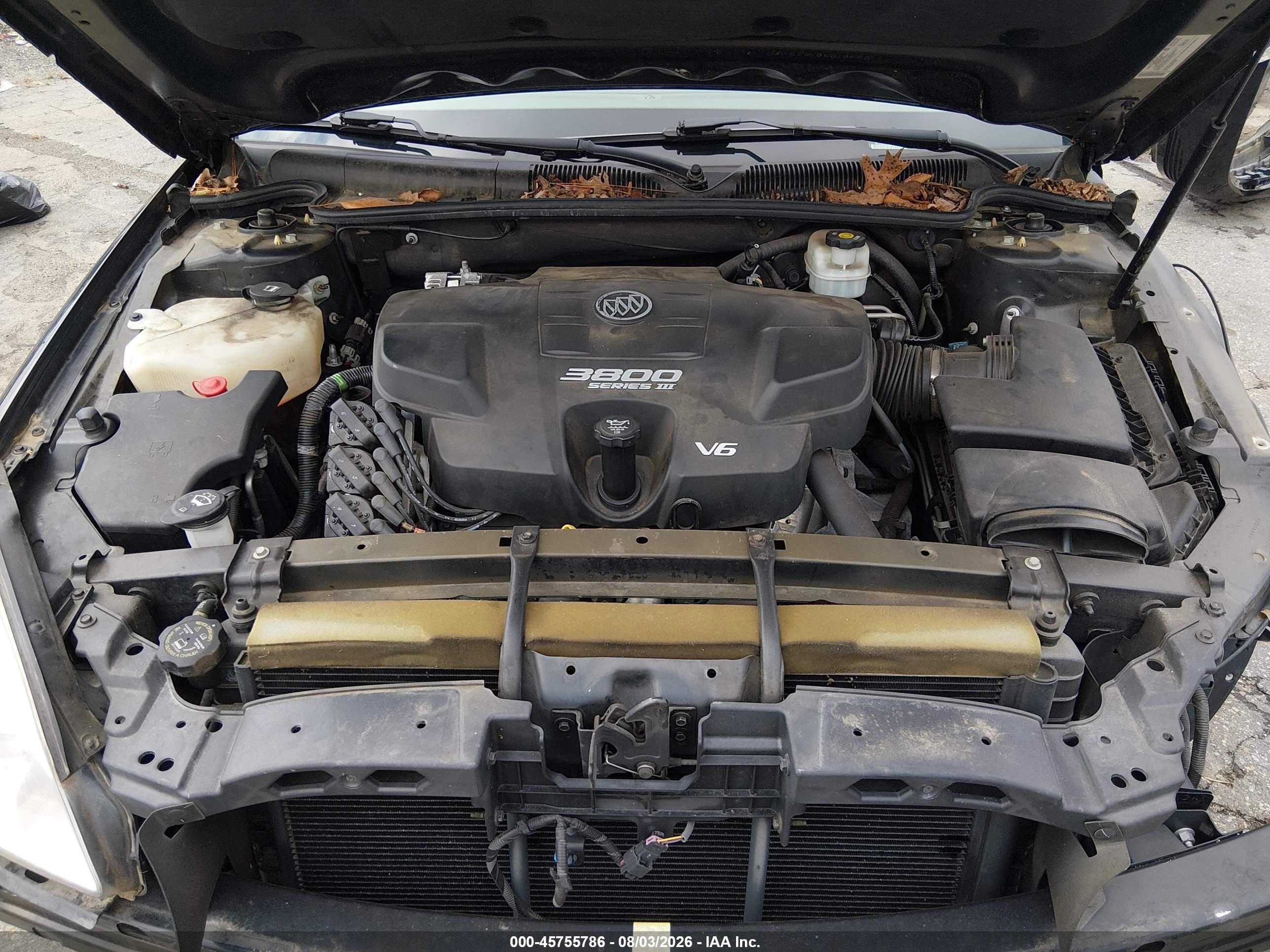 2008 Buick Lucerne Cxl Black vin: 1G4HD572X8U178588
