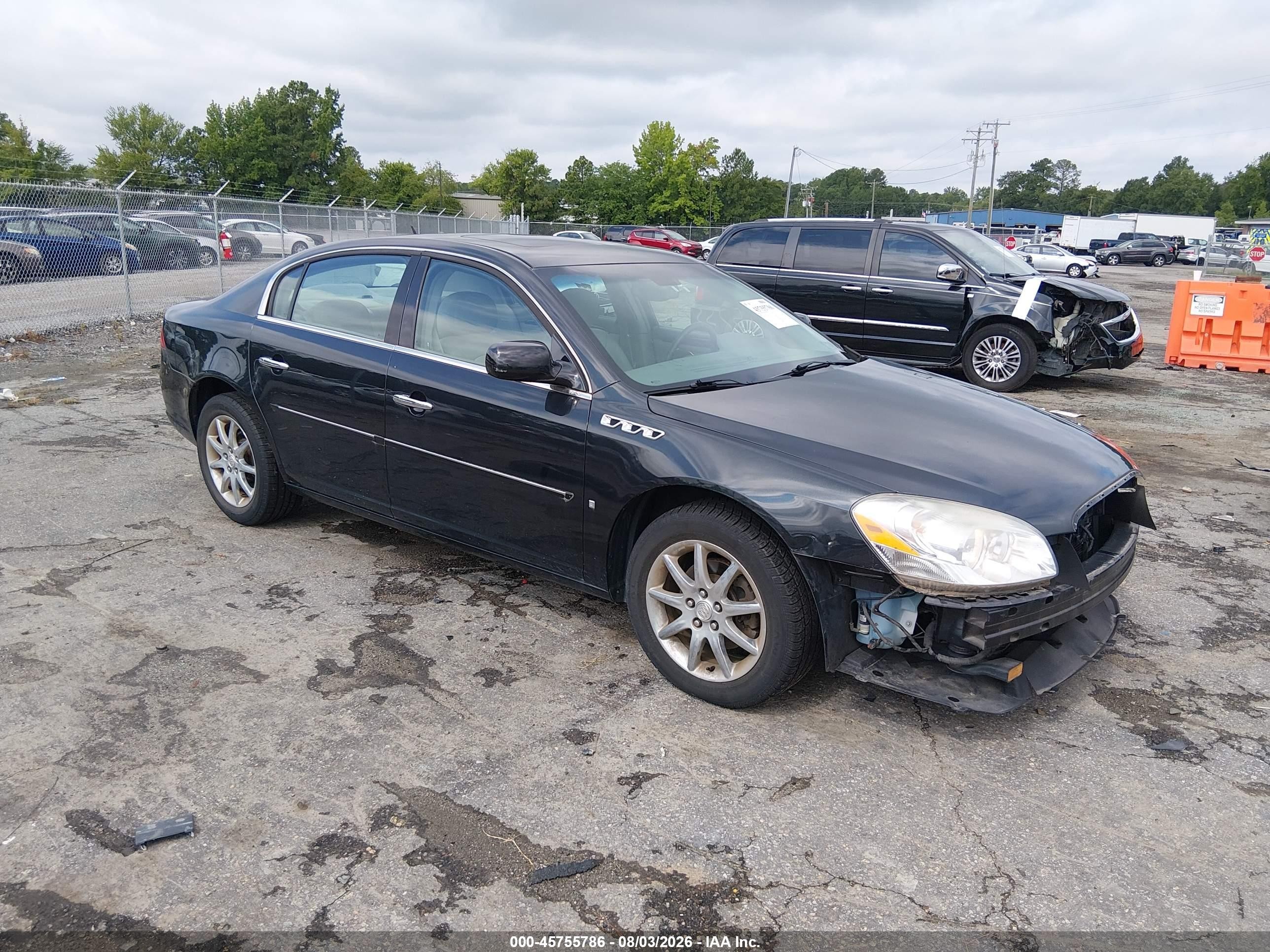 2008 Buick Lucerne Cxl Black vin: 1G4HD572X8U178588