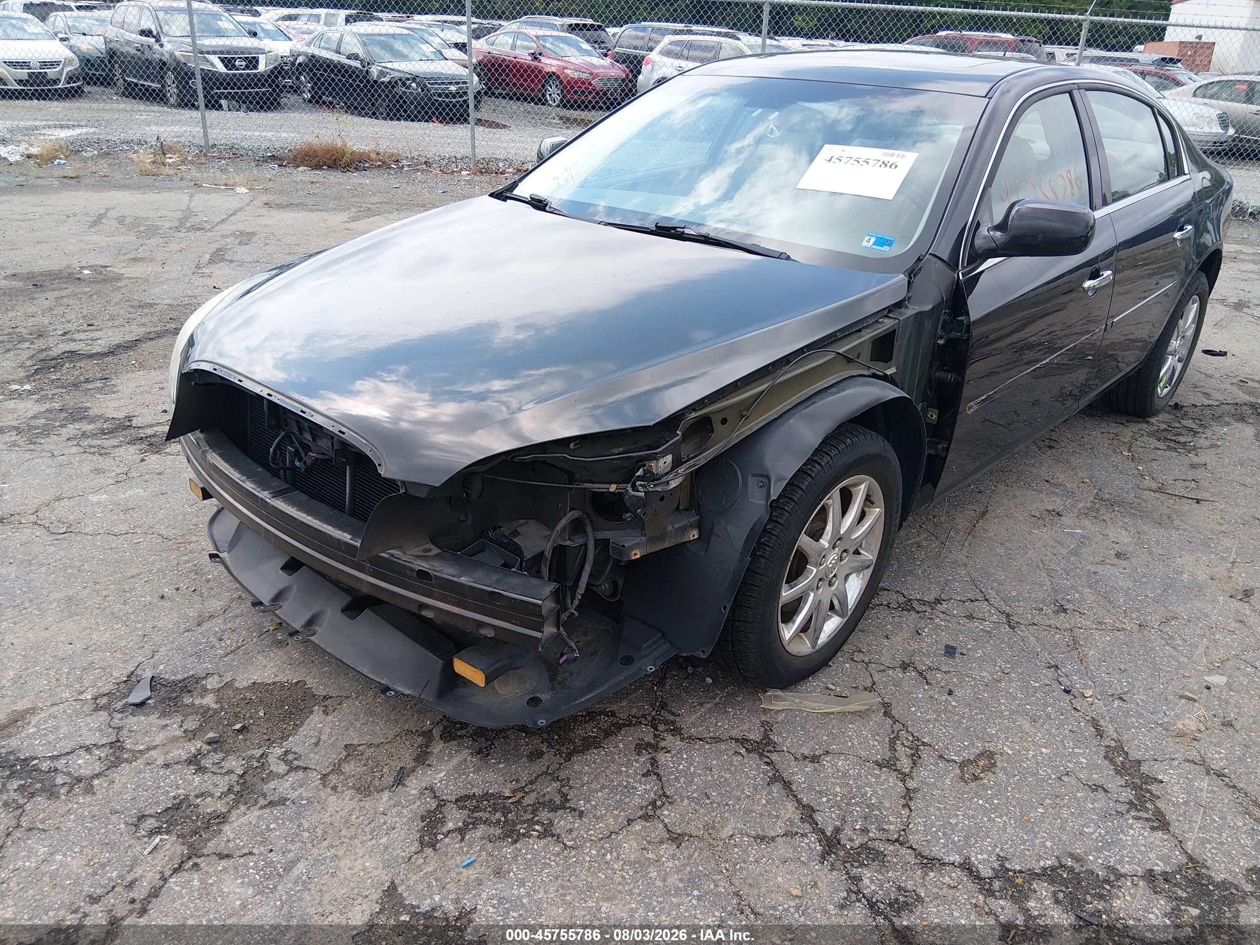 2008 Buick Lucerne Cxl Black vin: 1G4HD572X8U178588