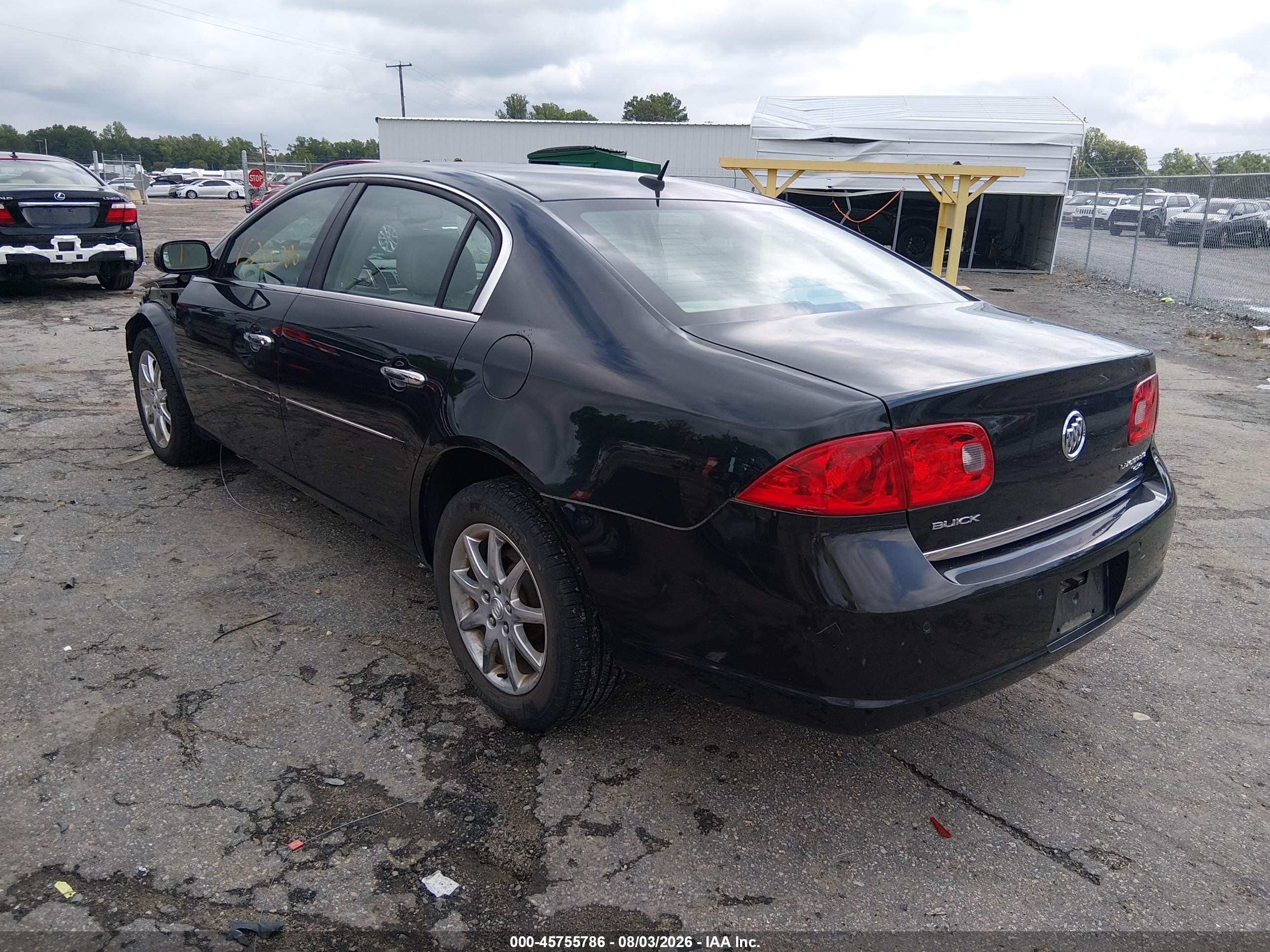 2008 Buick Lucerne Cxl Black vin: 1G4HD572X8U178588