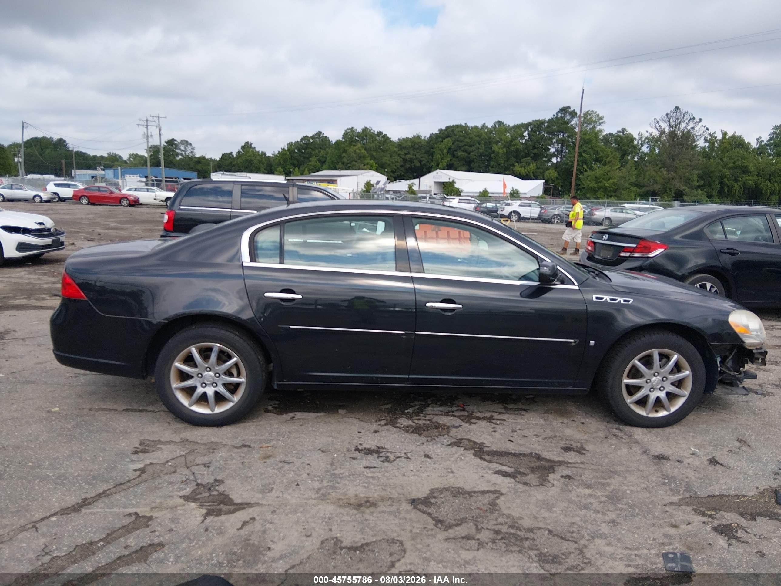 2008 Buick Lucerne Cxl Black vin: 1G4HD572X8U178588