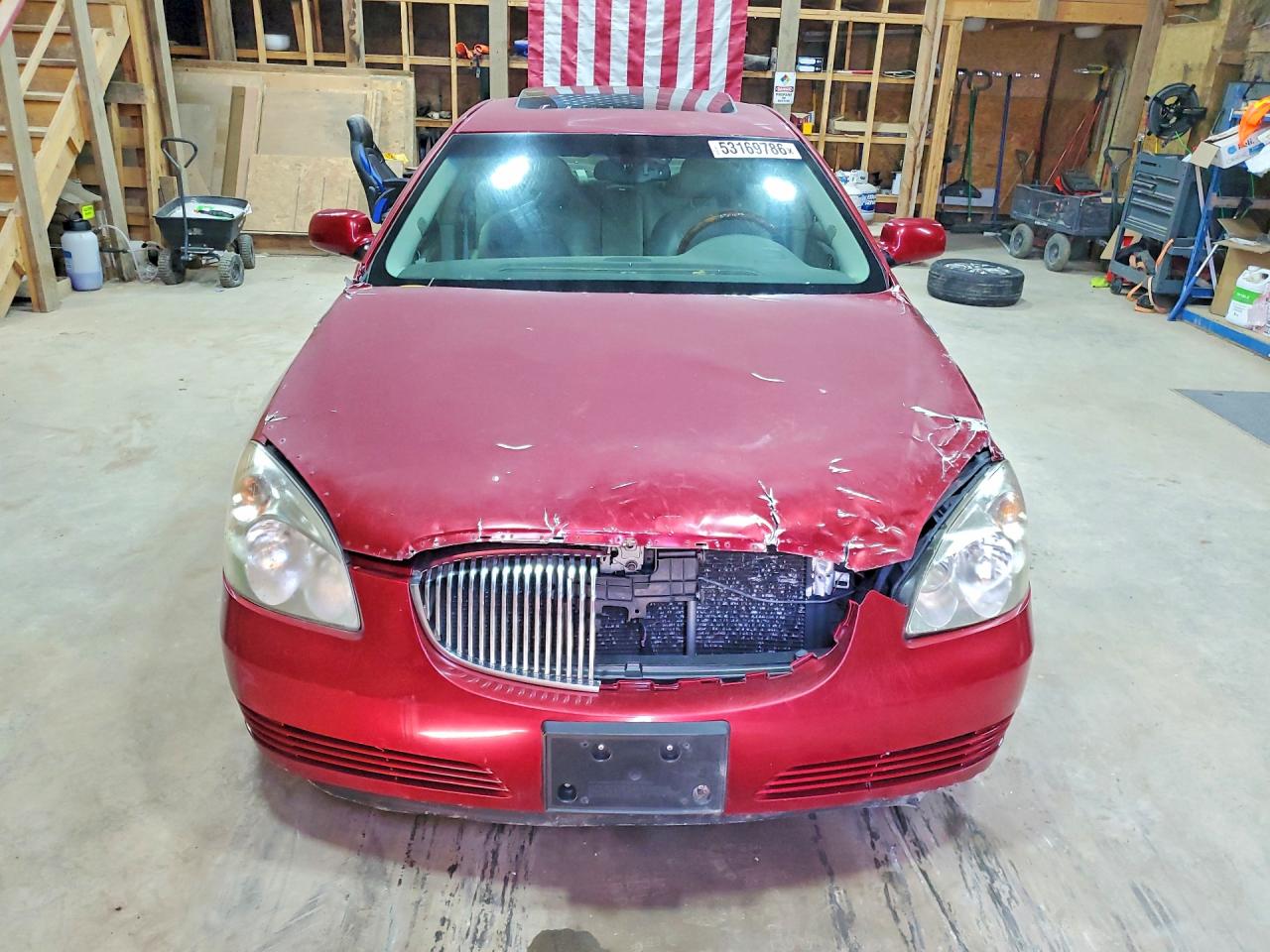 2008 Buick Lucerne Cxl Red vin: 1G4HD572X8U202288