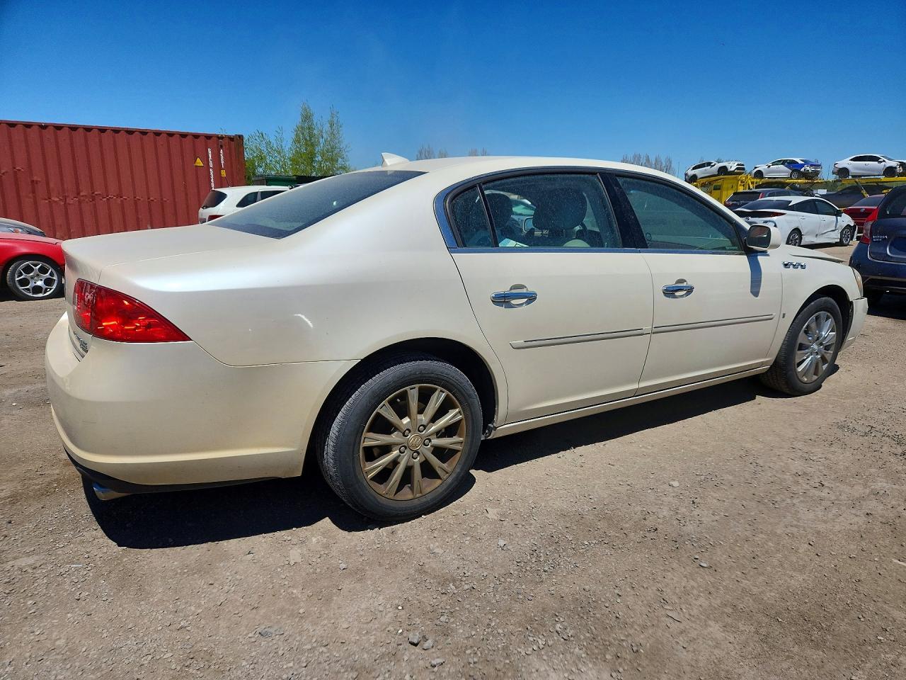 2009 Buick Lucerne Cxl White vin: 1G4HD57M09U130794