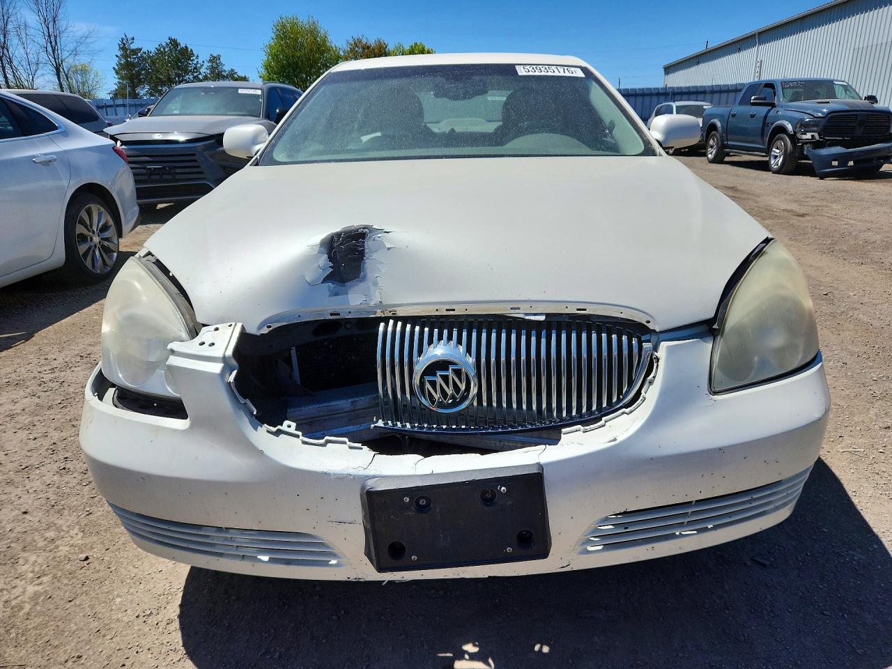 2009 Buick Lucerne Cxl White vin: 1G4HD57M09U130794