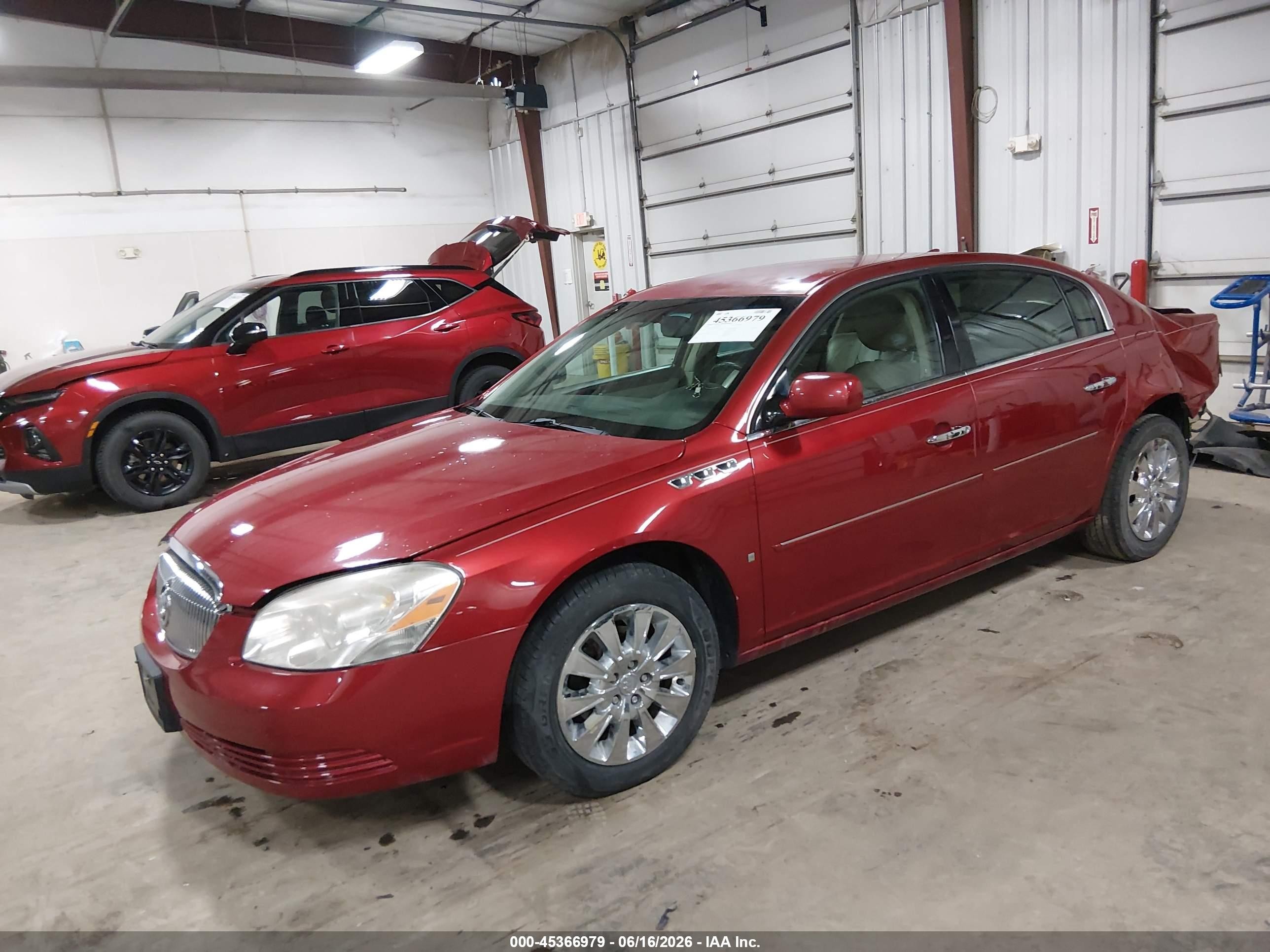 2009 Buick Lucerne Cxl Special Edition Red vin: 1G4HD57M09U142511