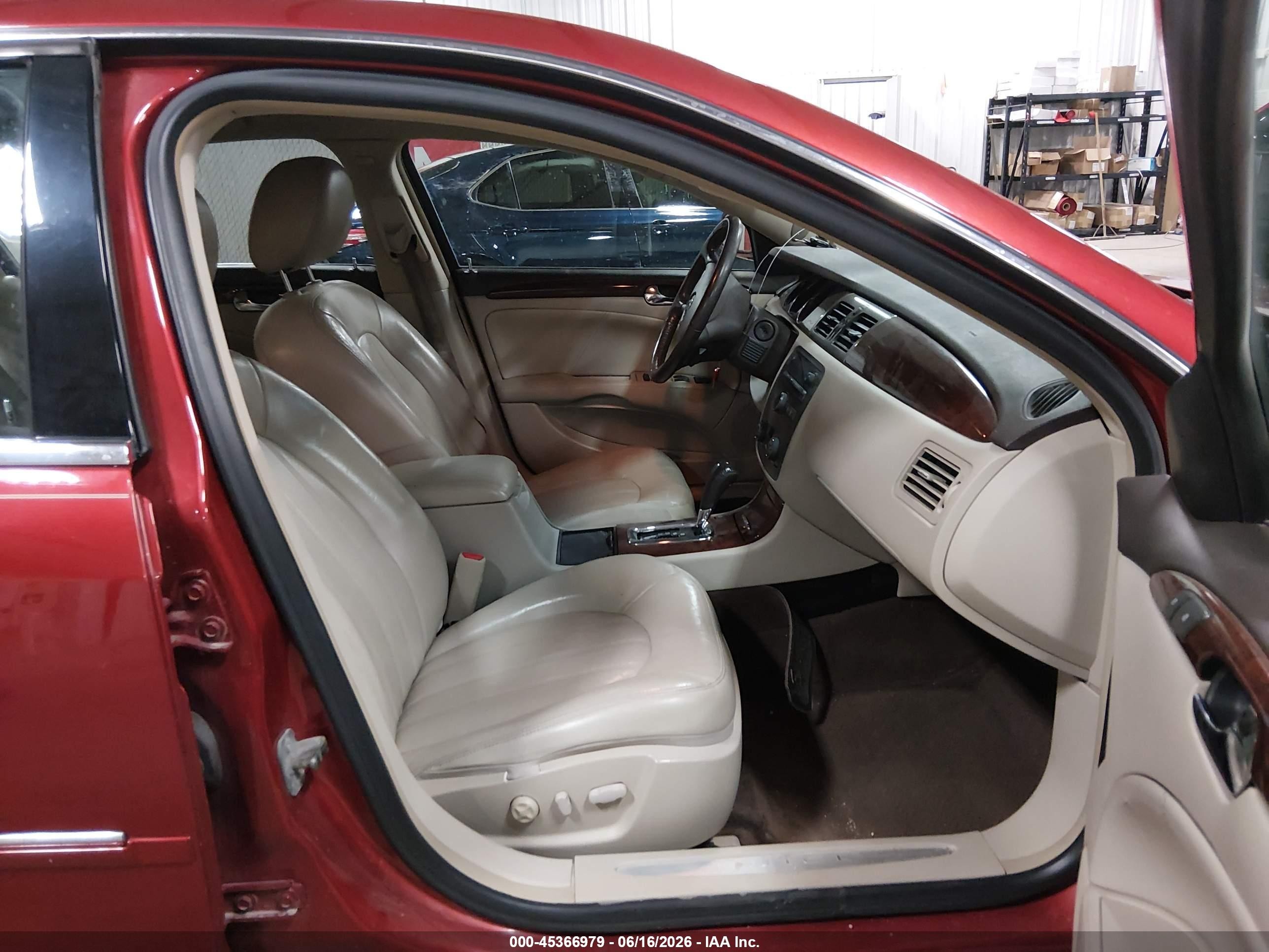 2009 Buick Lucerne Cxl Special Edition Red vin: 1G4HD57M09U142511