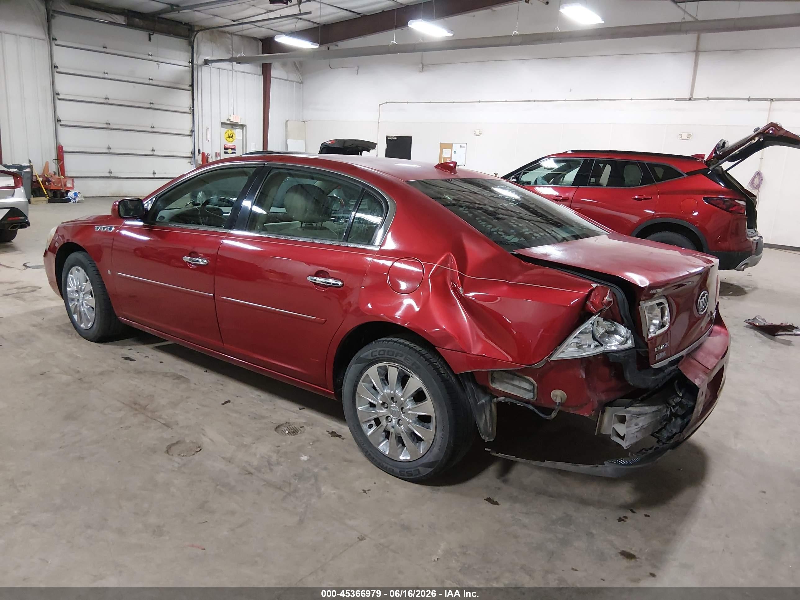 2009 Buick Lucerne Cxl Special Edition Red vin: 1G4HD57M09U142511