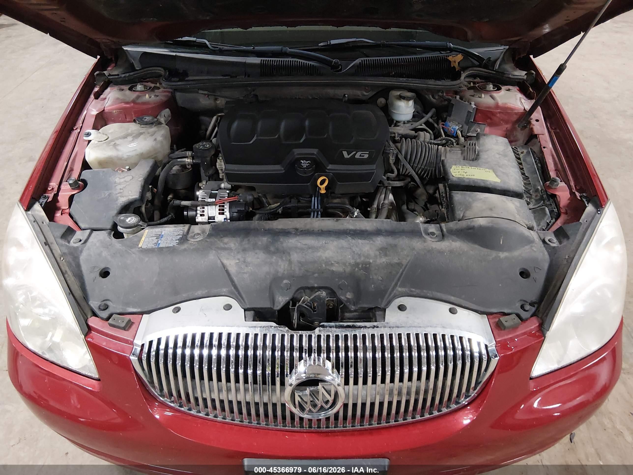2009 Buick Lucerne Cxl Special Edition Red vin: 1G4HD57M09U142511