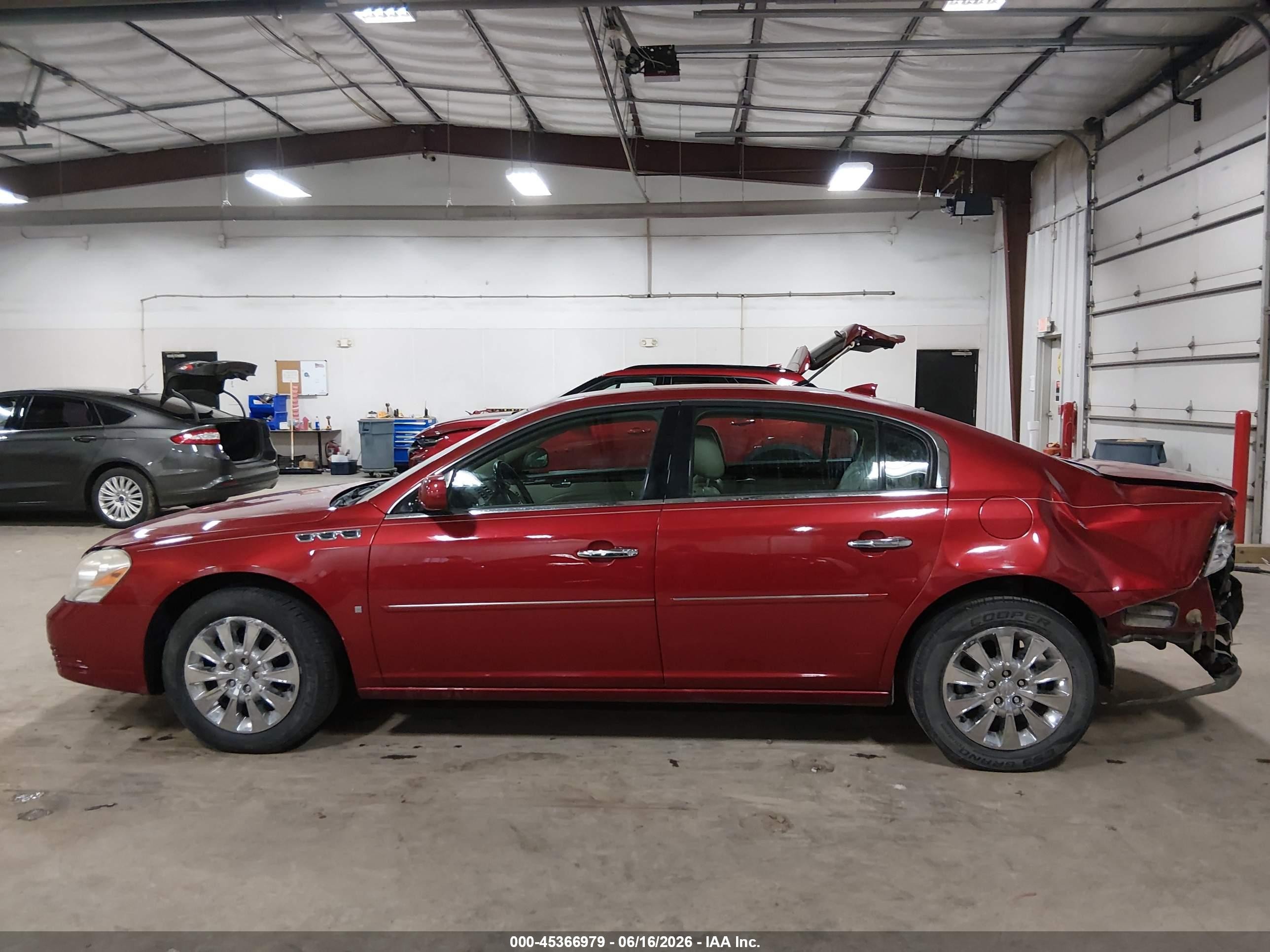 2009 Buick Lucerne Cxl Special Edition Red vin: 1G4HD57M09U142511