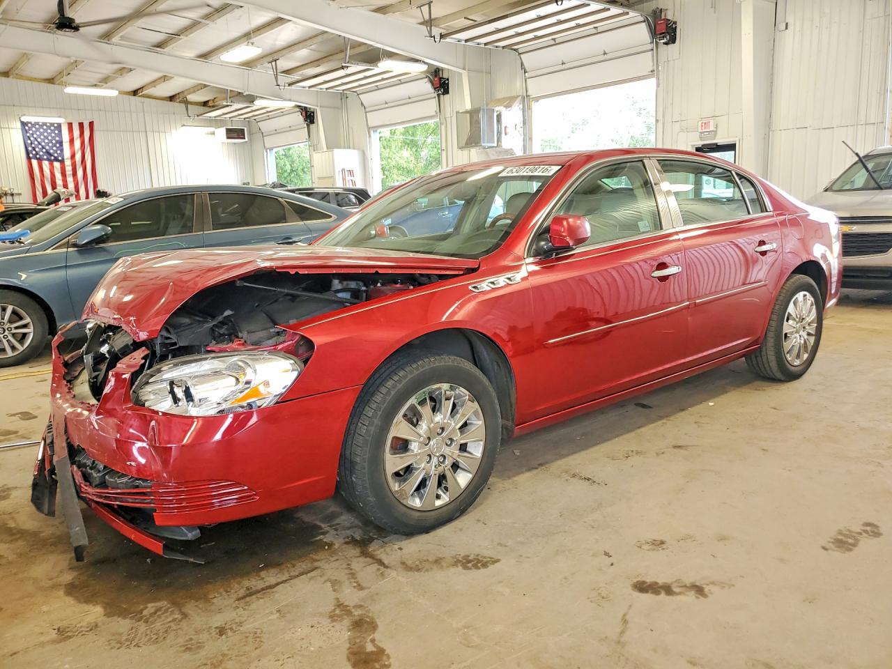 2009 Buick Lucerne Cxl Maroon vin: 1G4HD57M09U146770