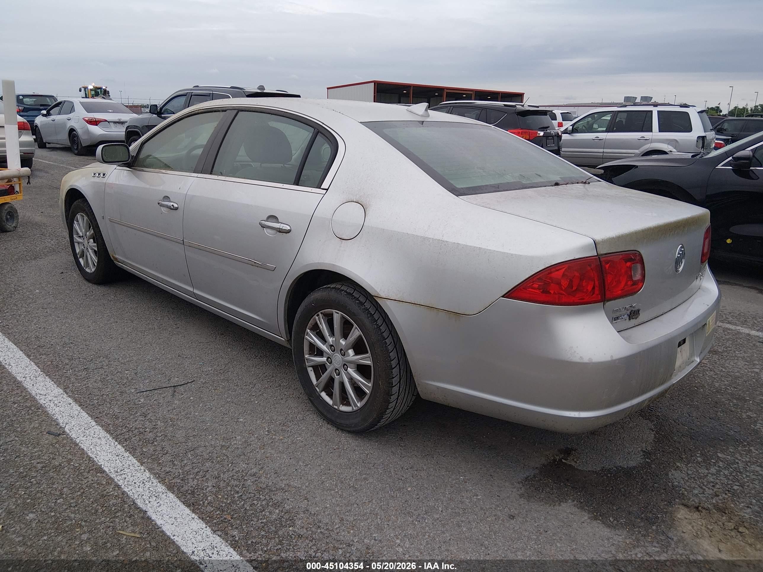 2009 Buick Lucerne Cxl Silver vin: 1G4HD57M19U110599