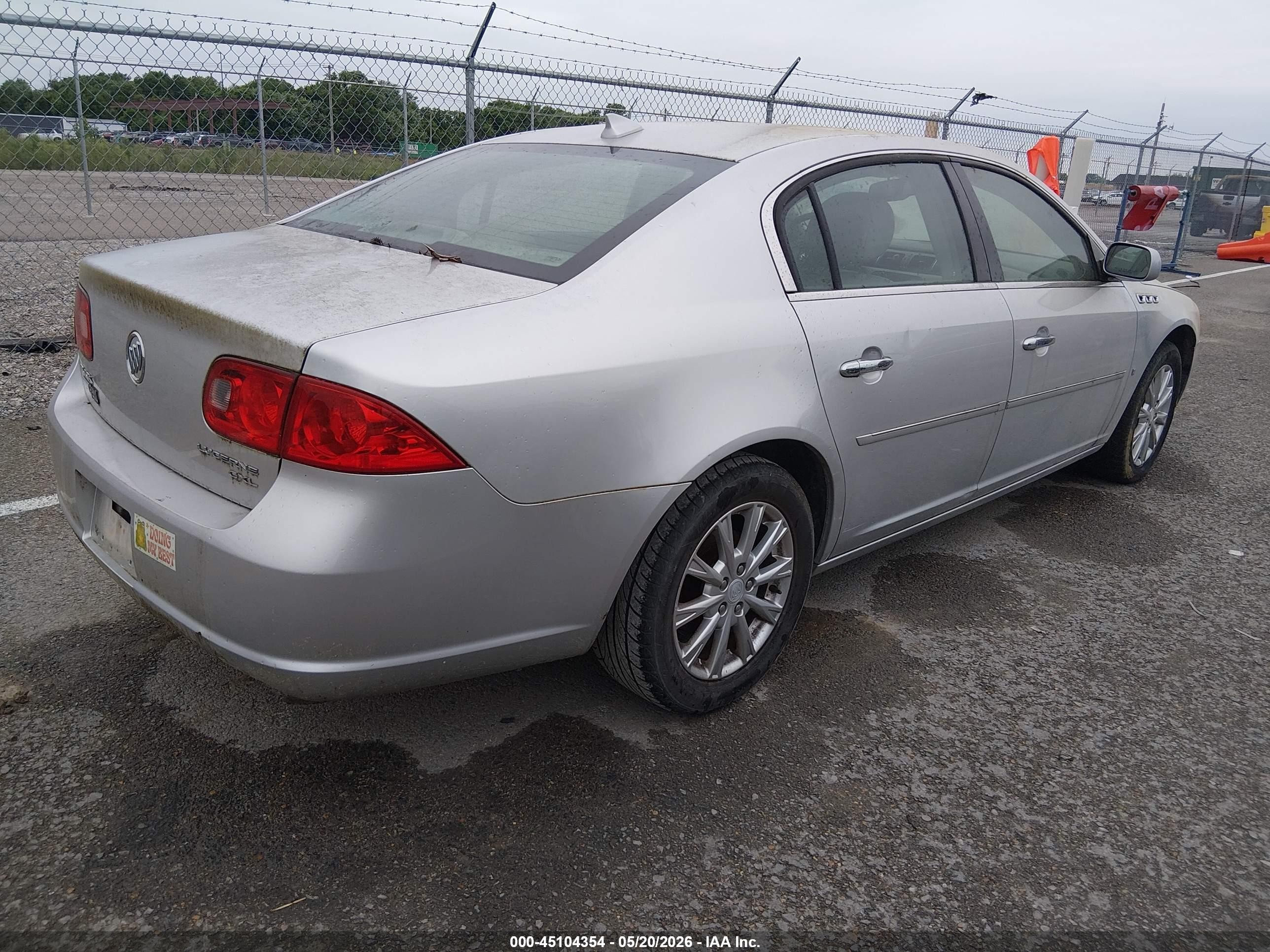 2009 Buick Lucerne Cxl Silver vin: 1G4HD57M19U110599