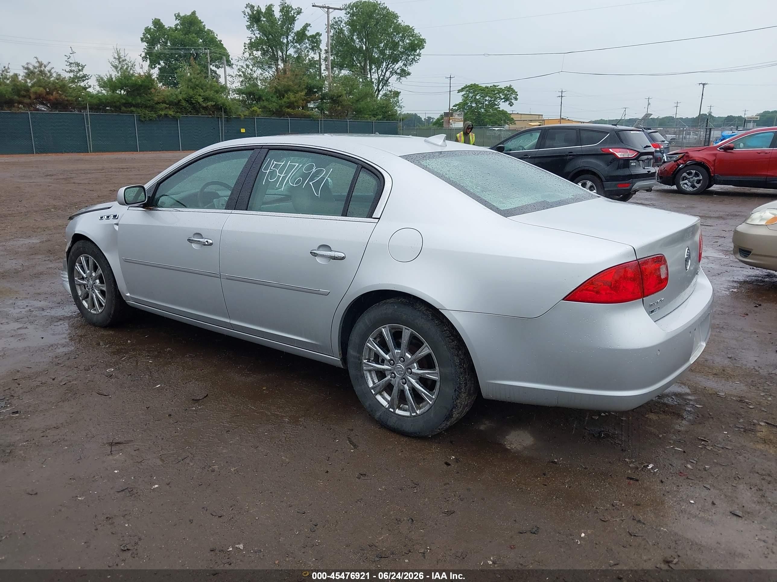 2009 Buick Lucerne Cxl-5 Silver vin: 1G4HD57M39U100043