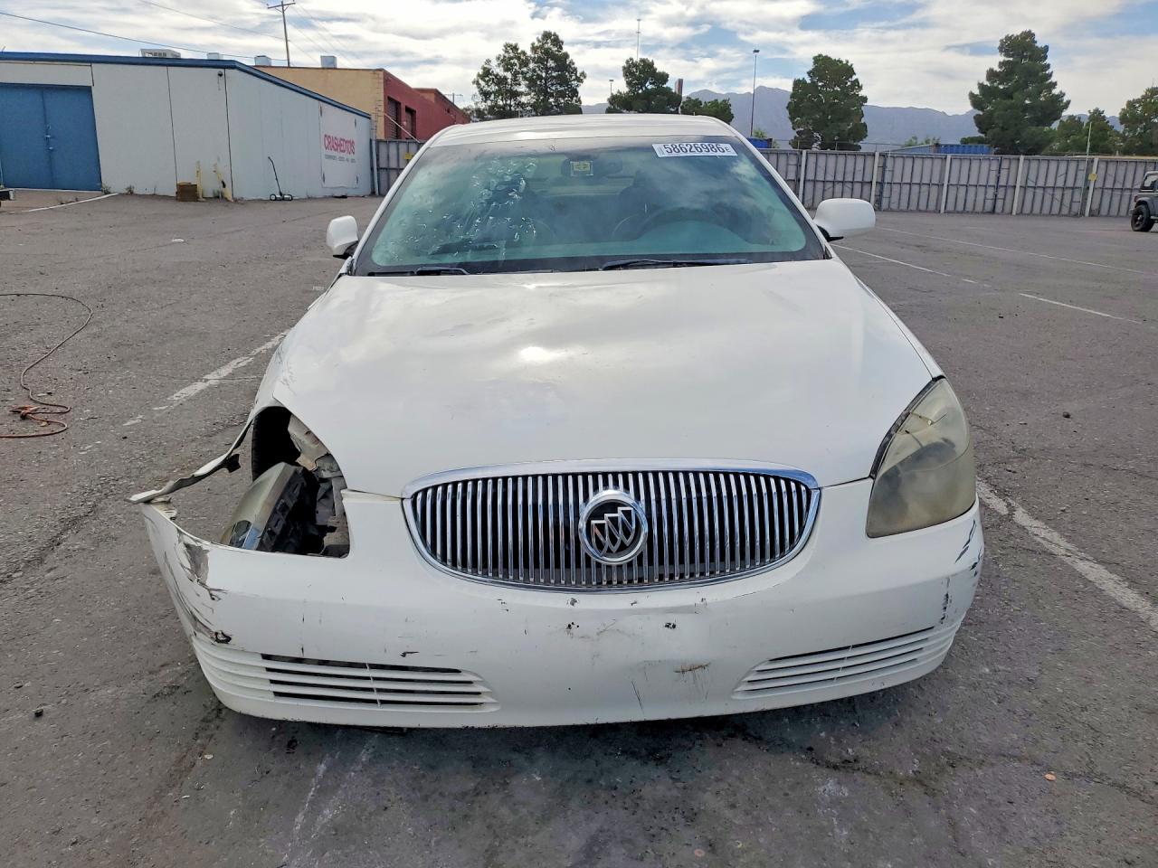 2009 Buick Lucerne Cxl White vin: 1G4HD57M39U101645